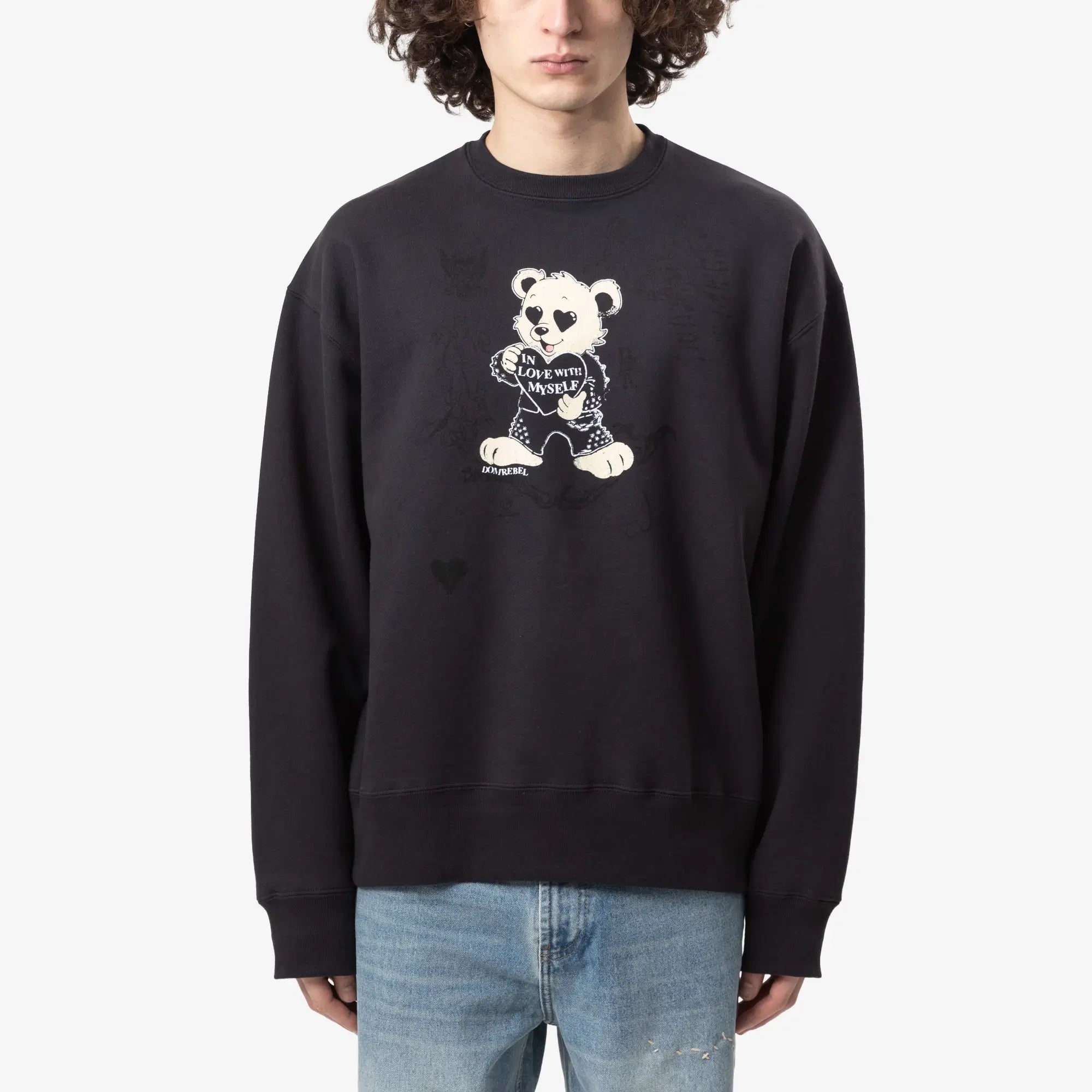 Dom Rebel Moi Sweatshirt Old Black - 1