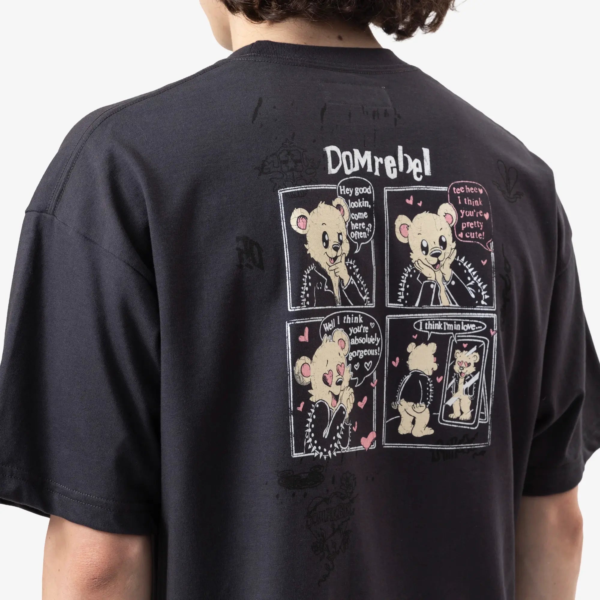 Dom Rebel Moi T-Shirt Old Black - 5