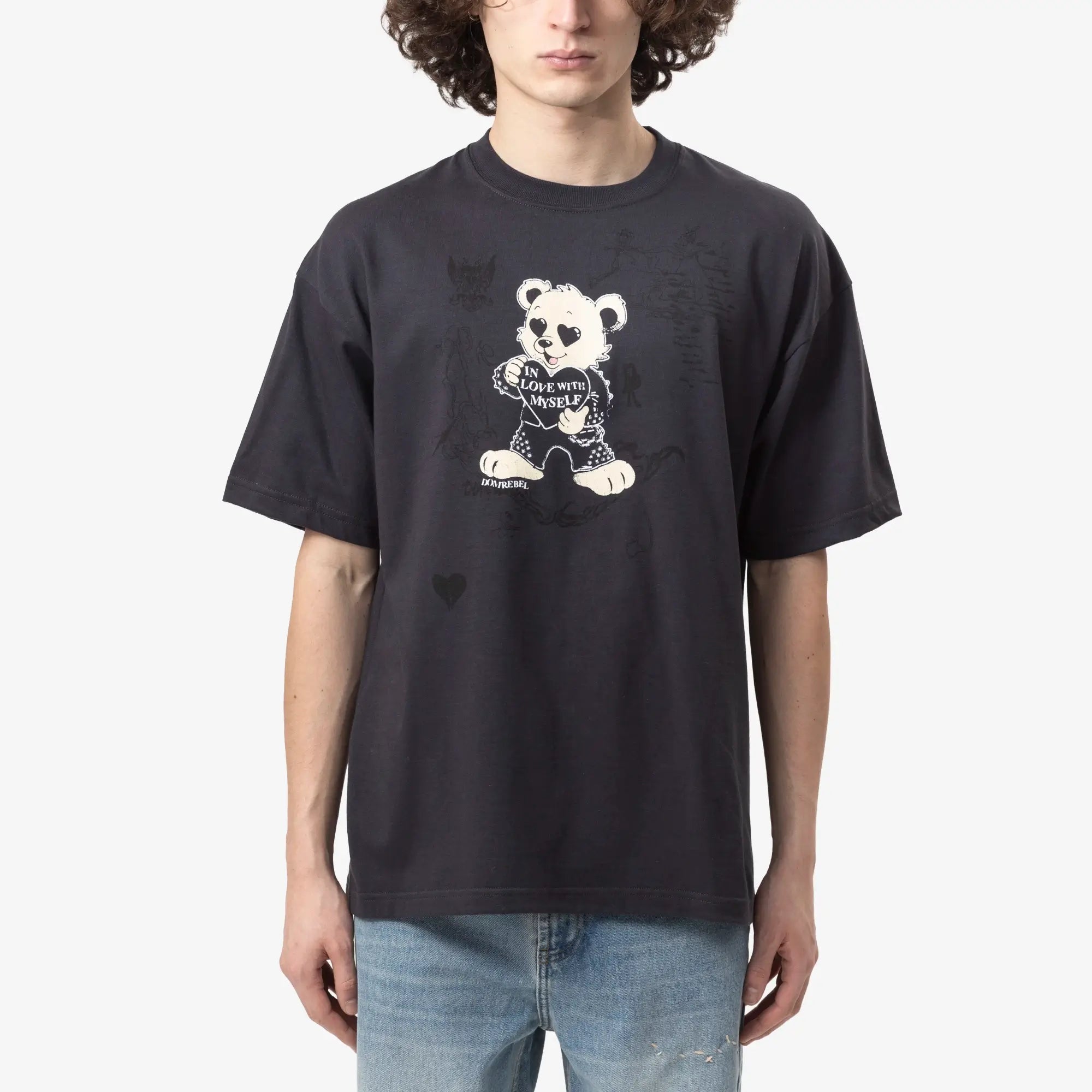 Dom Rebel Moi T-Shirt Old Black - 1