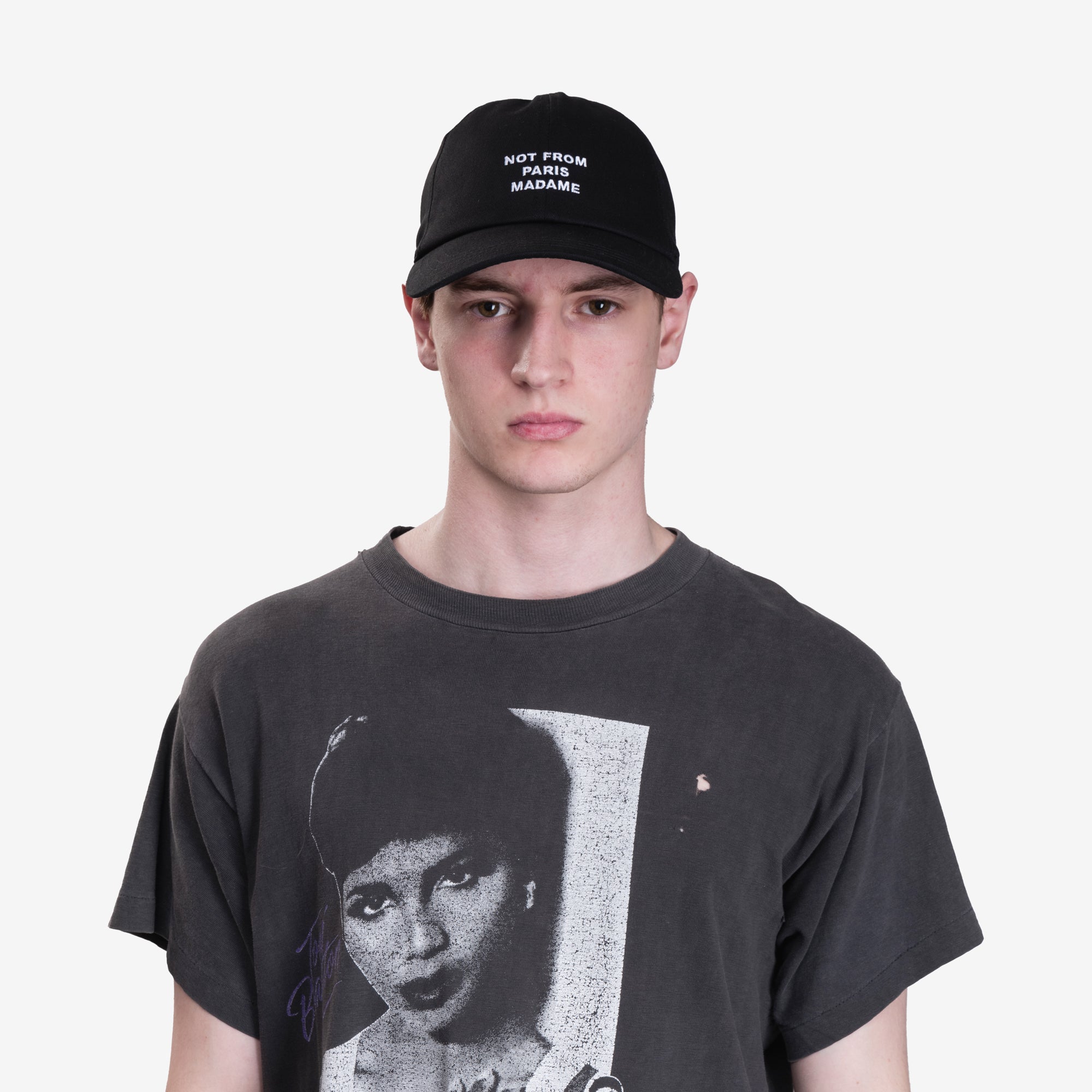 Drôle de Monsieur La Casquette Slogan Black - 2