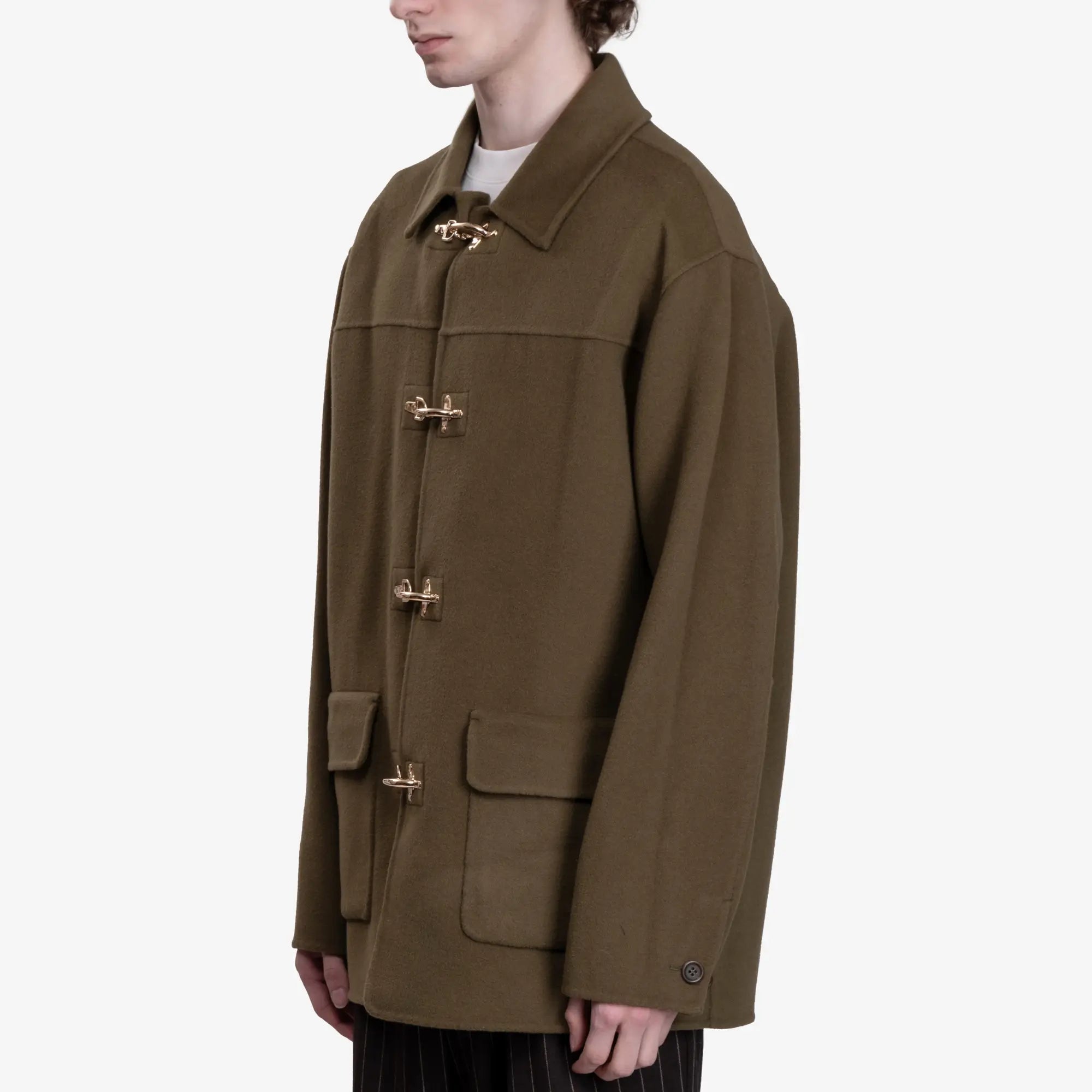 Drôle de Monsieur La Veste Caban Khaki - 3