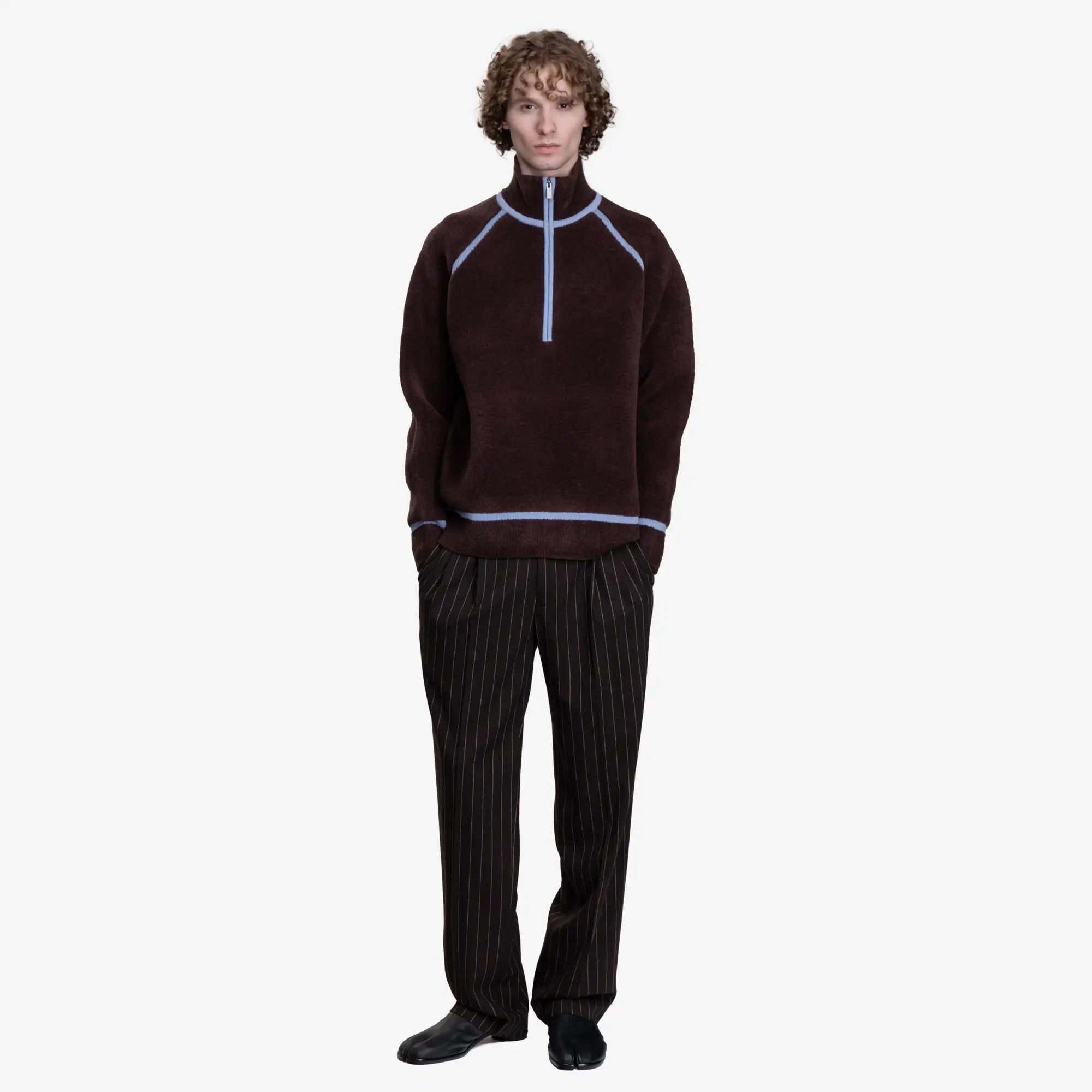 Drôle de Monsieur Le Camionneur Laine Dark Brown - 2