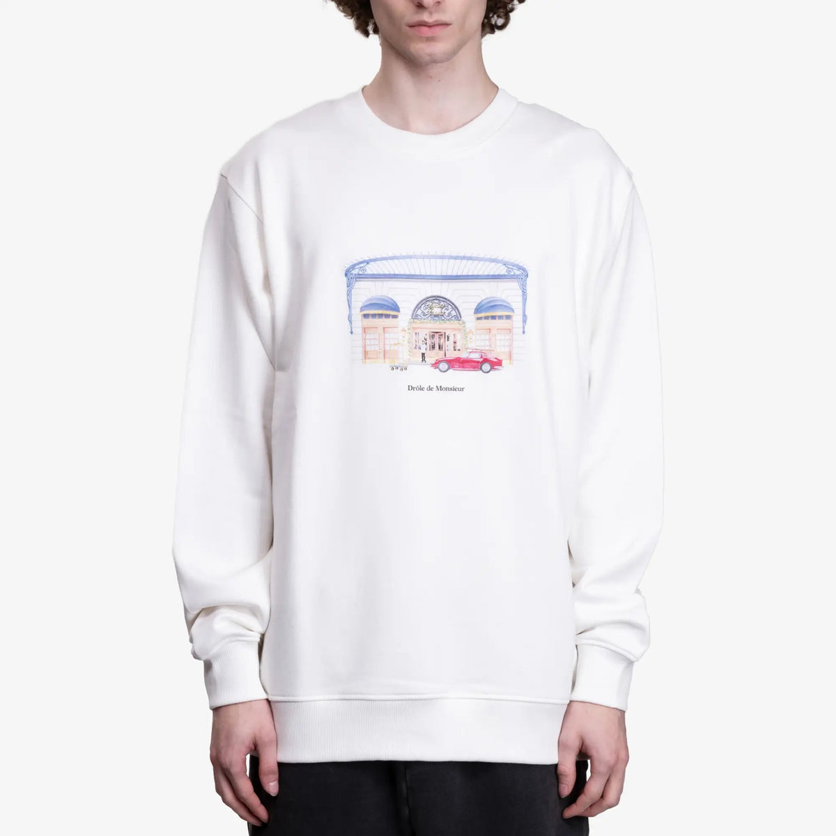 DROLE DE MONSIEUR (ドロールドムッシュ) スウェット ベージュ S XL以上 DROLE DE MONSIEUR(ドロールドムッシュ) スウェット