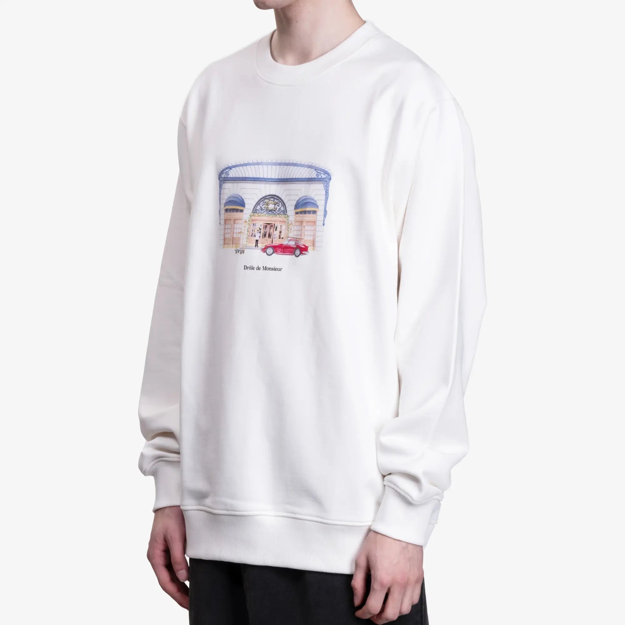 Drôle de Monsieur Le Sweatshirt Drole Palace Off White - 3