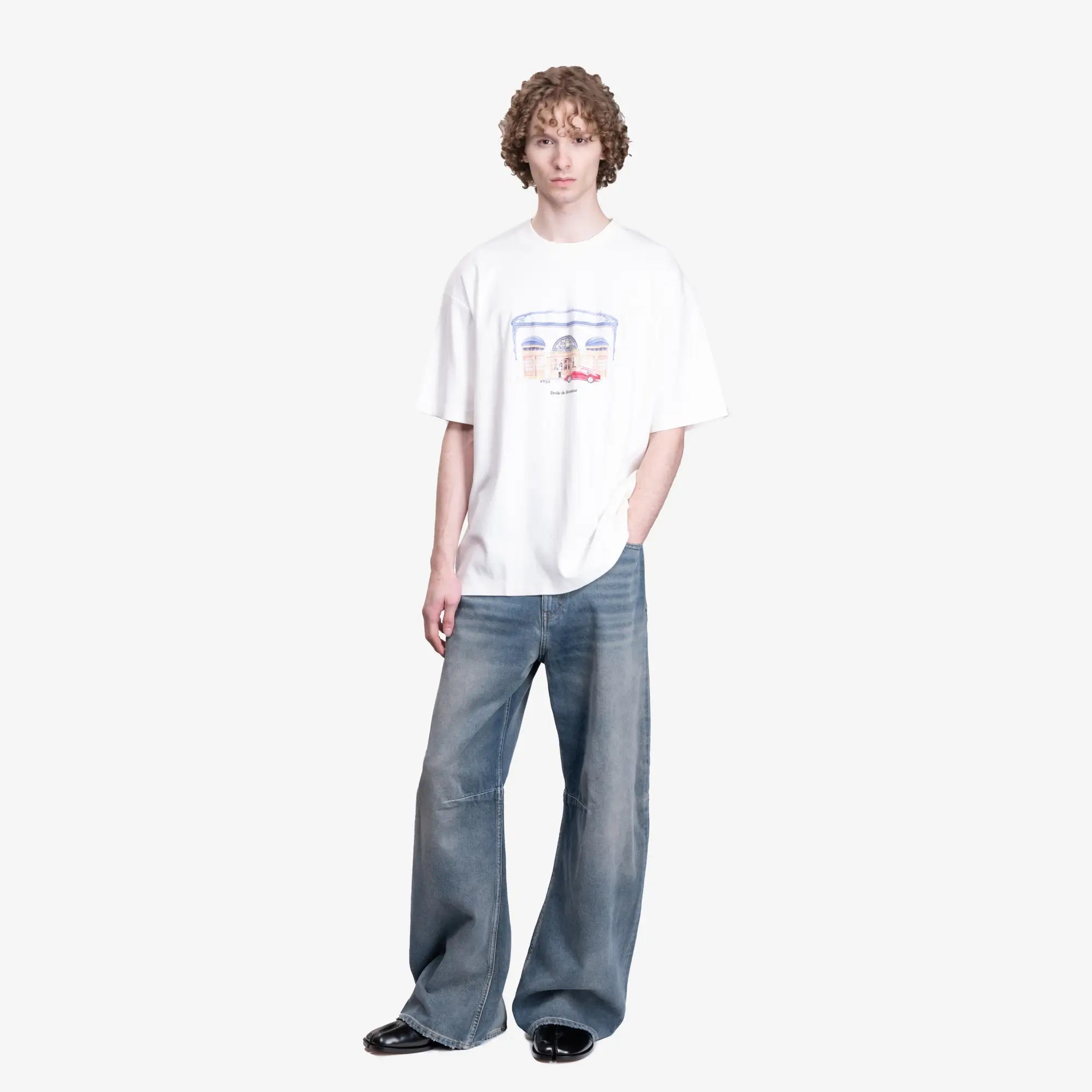 Drôle de Monsieur Le T-shirt Drole Palace Off White - 2