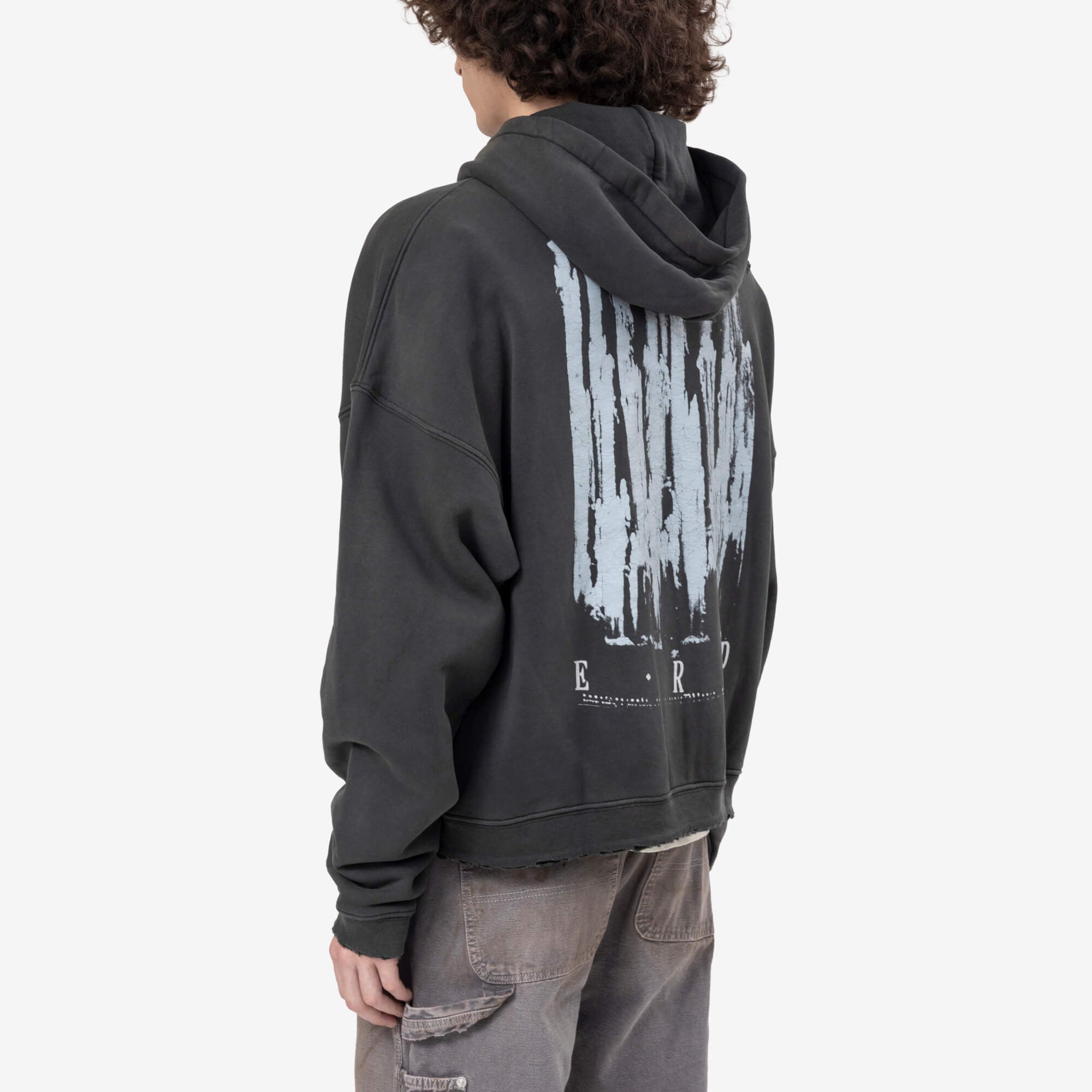 Enfants Riches Deprimes Djagilev's Grave Zip Hoody Washed Black - 4