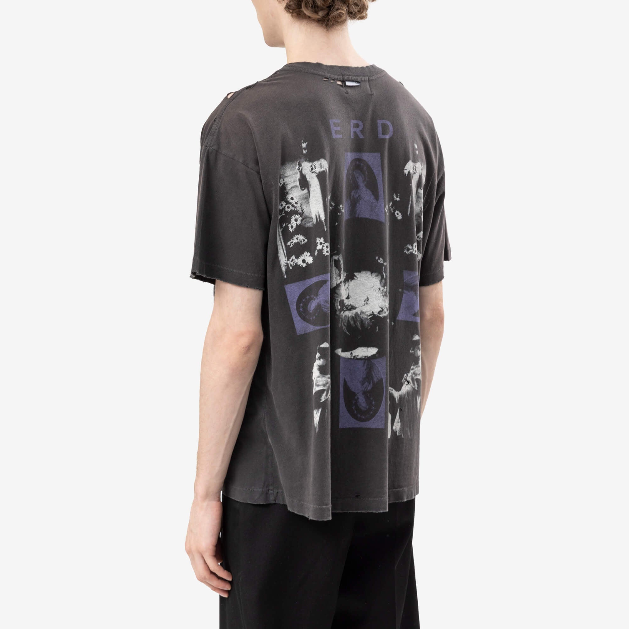 Enfants Riches Deprimes Hollywood Couronne T-Shirt Washed Black-4