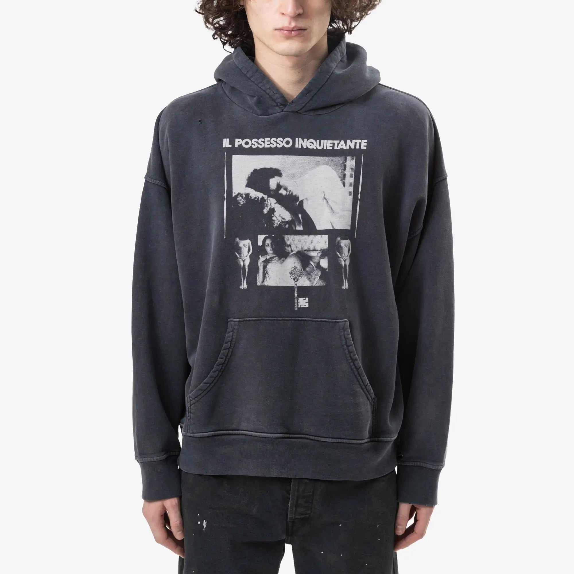 Enfants Riches Deprimes Il Possesso Hoody Light Antique Black - 1