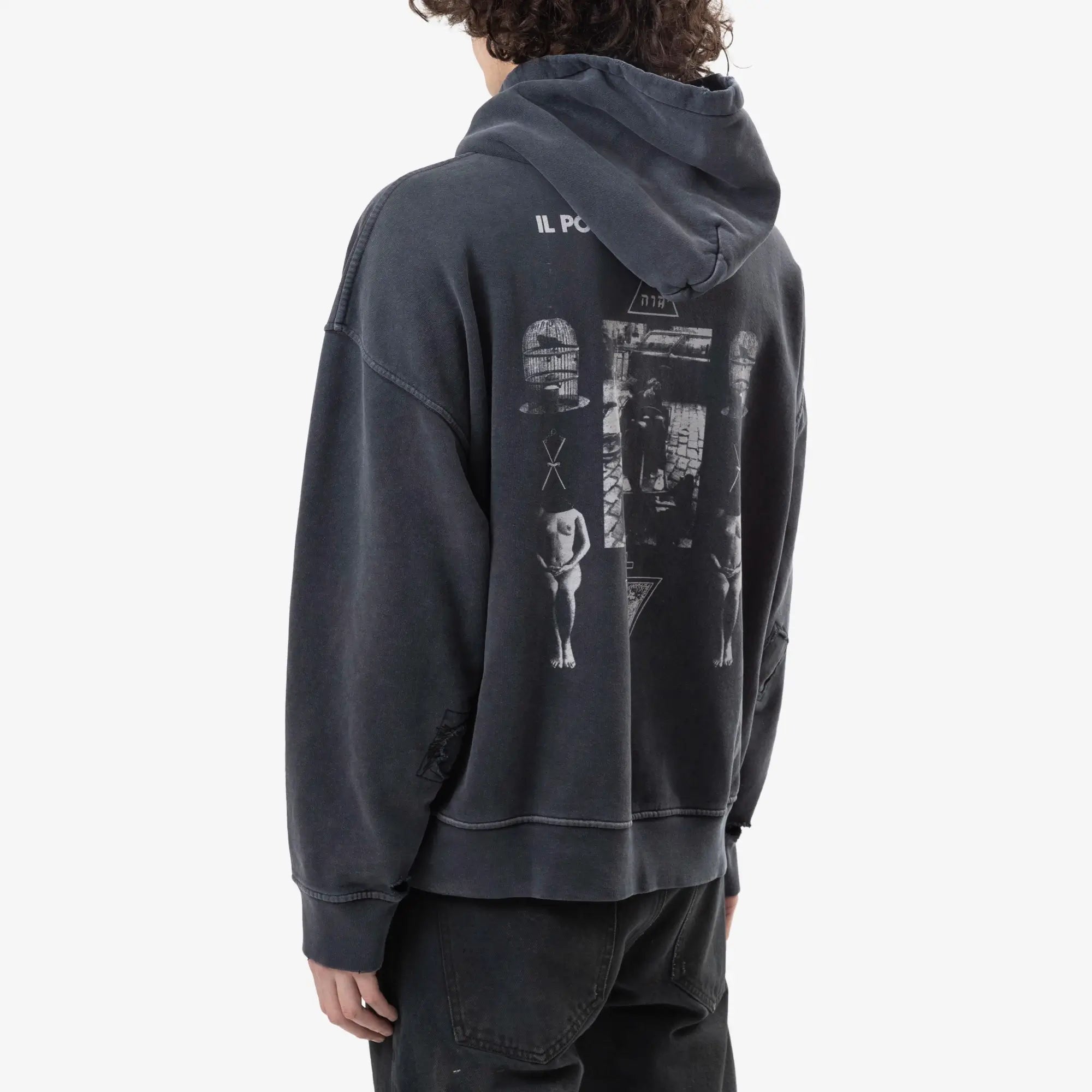 Enfants Riches Deprimes Il Possesso Hoody Light Antique Black - 4
