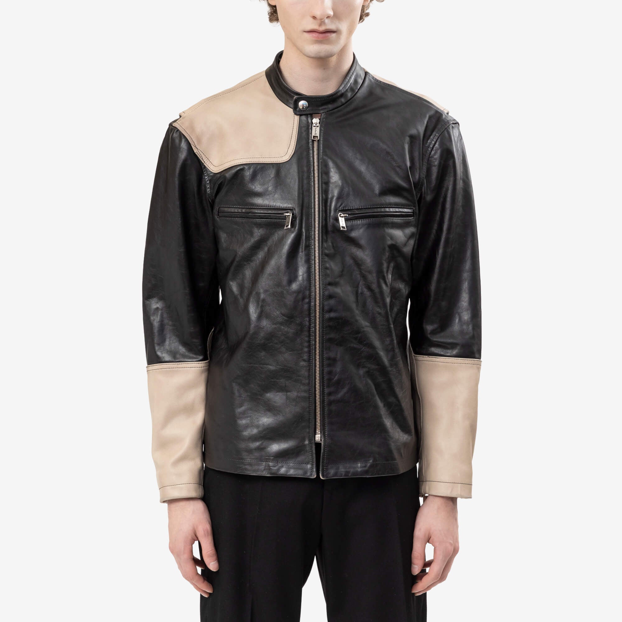 Enfants Riches Deprimes Nurse II Leather Jacket Black-1