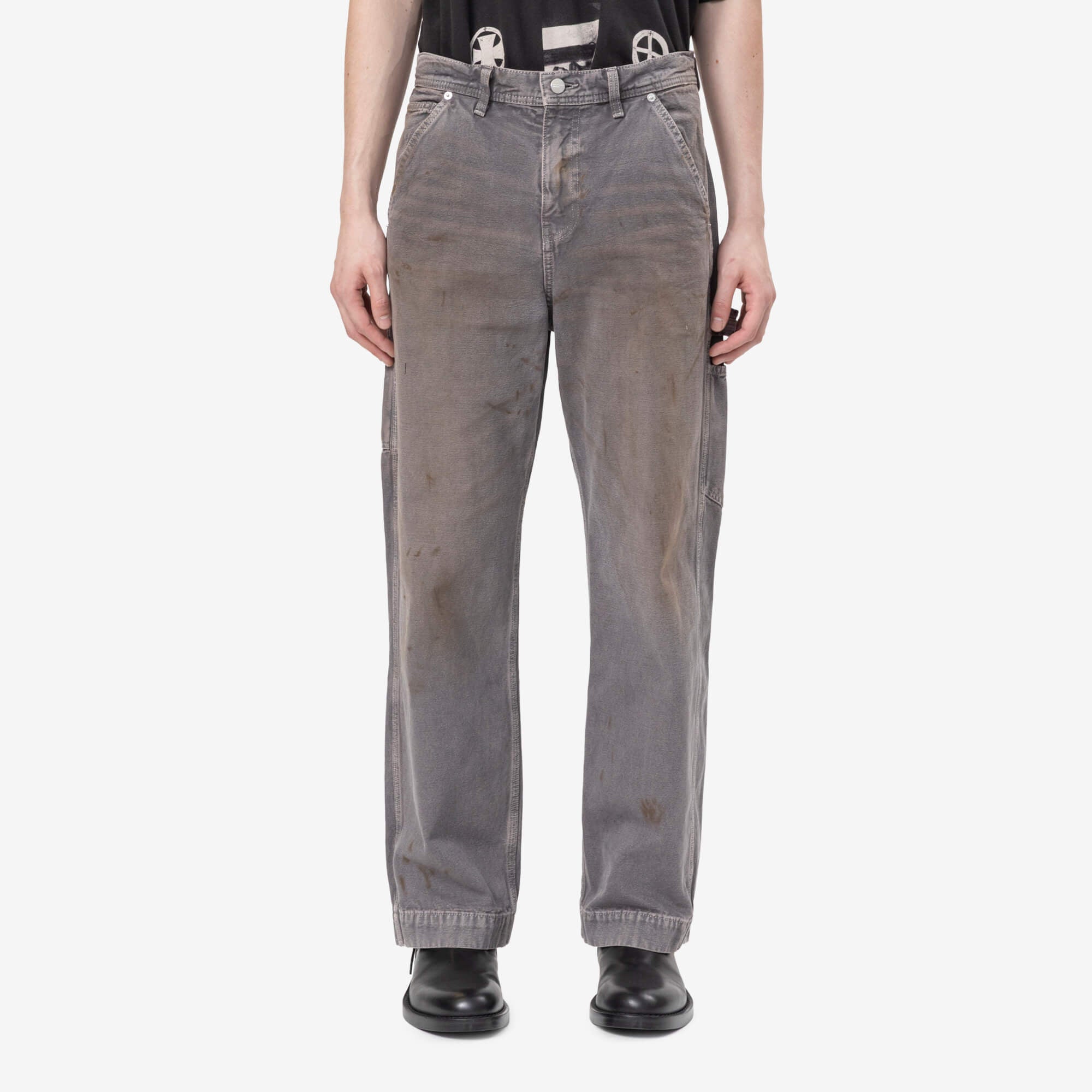 ENFANTS RICHES DEPRIMES ストライプパンツ 31 Enfants Riches Déprimés Paint パンツ Mauve｜Feuille