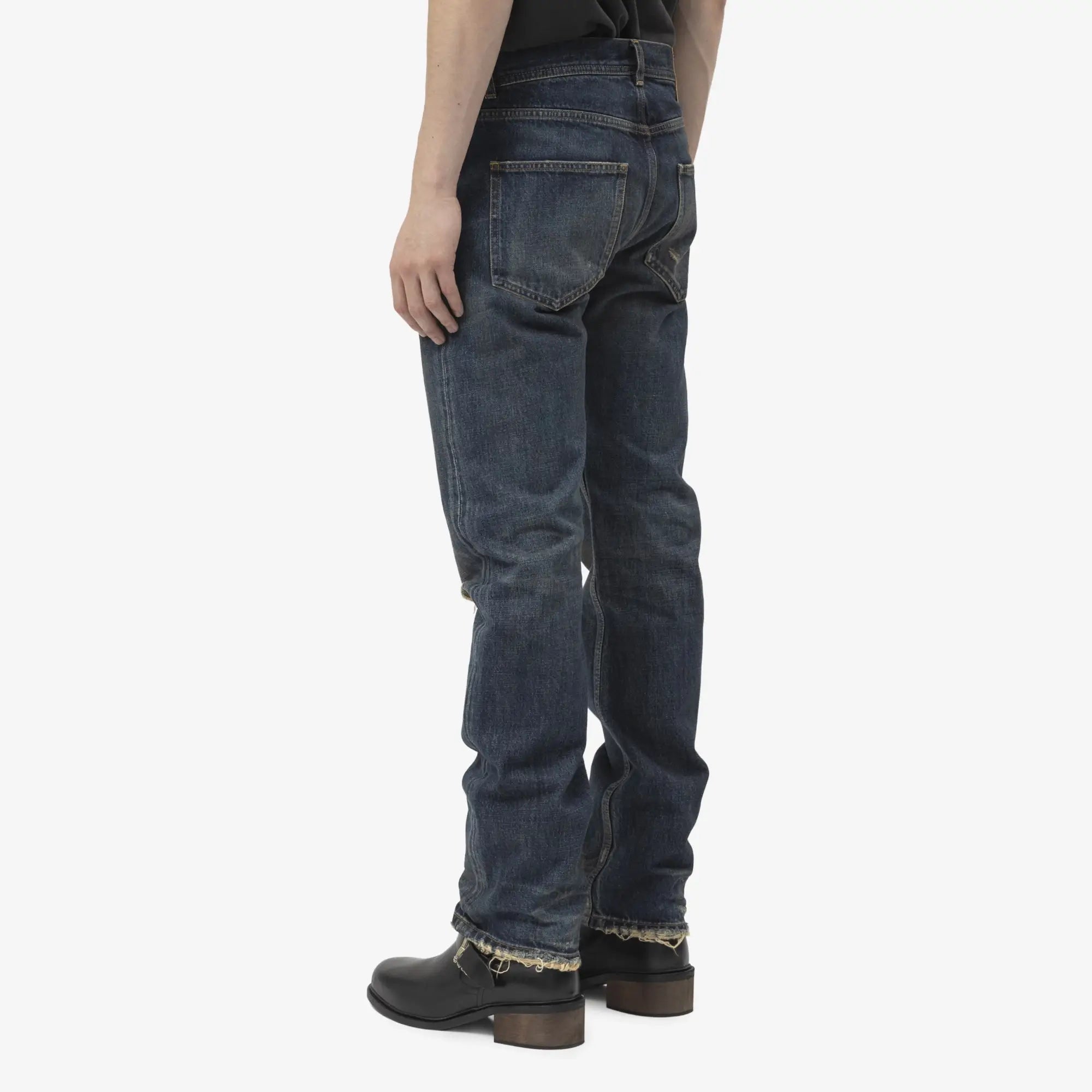 Enfants Riches Deprimes Straight Leg Jeans Blue - 4