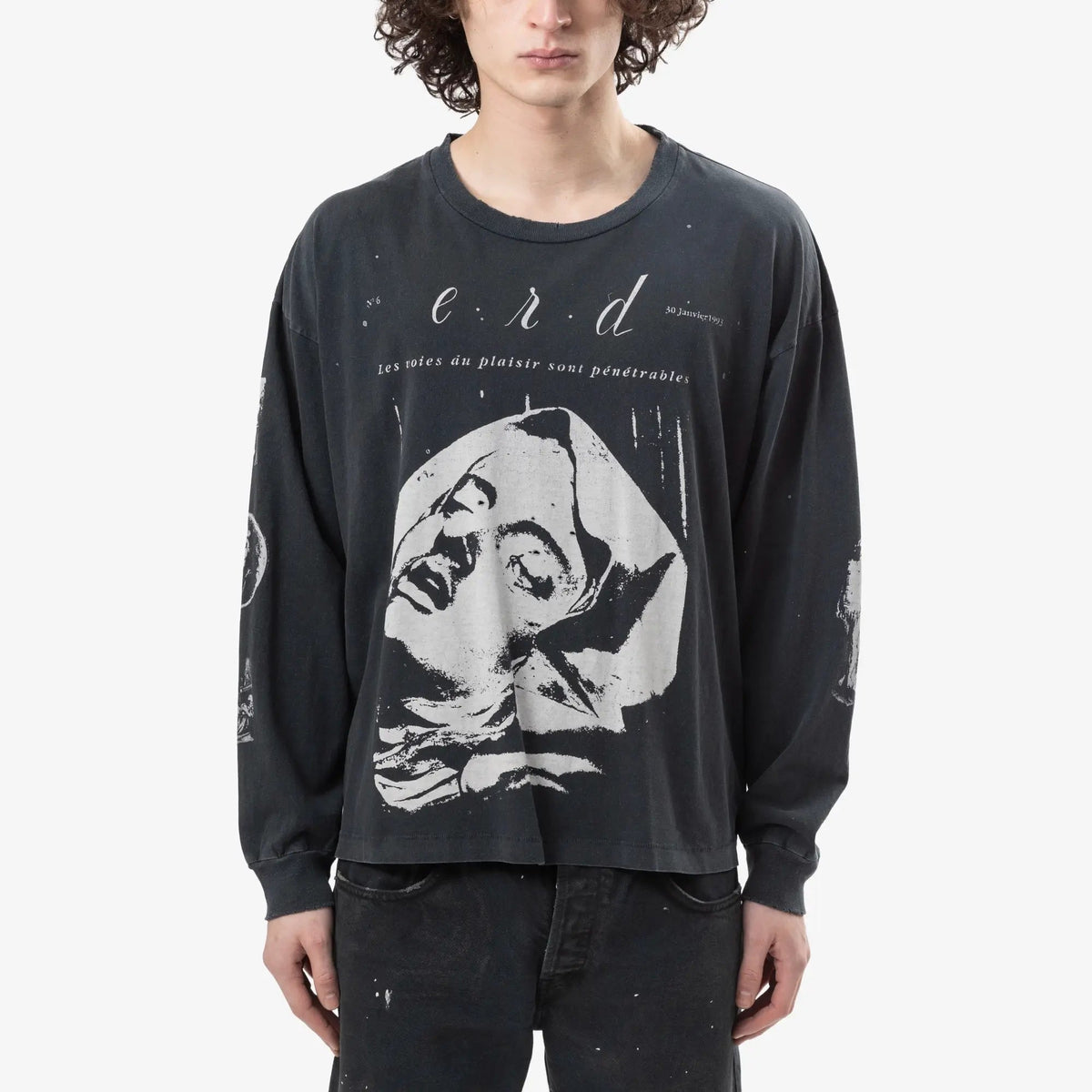 Enfants Riches Déprimés The Latency Long Sleeve T-Shirt Antique Black