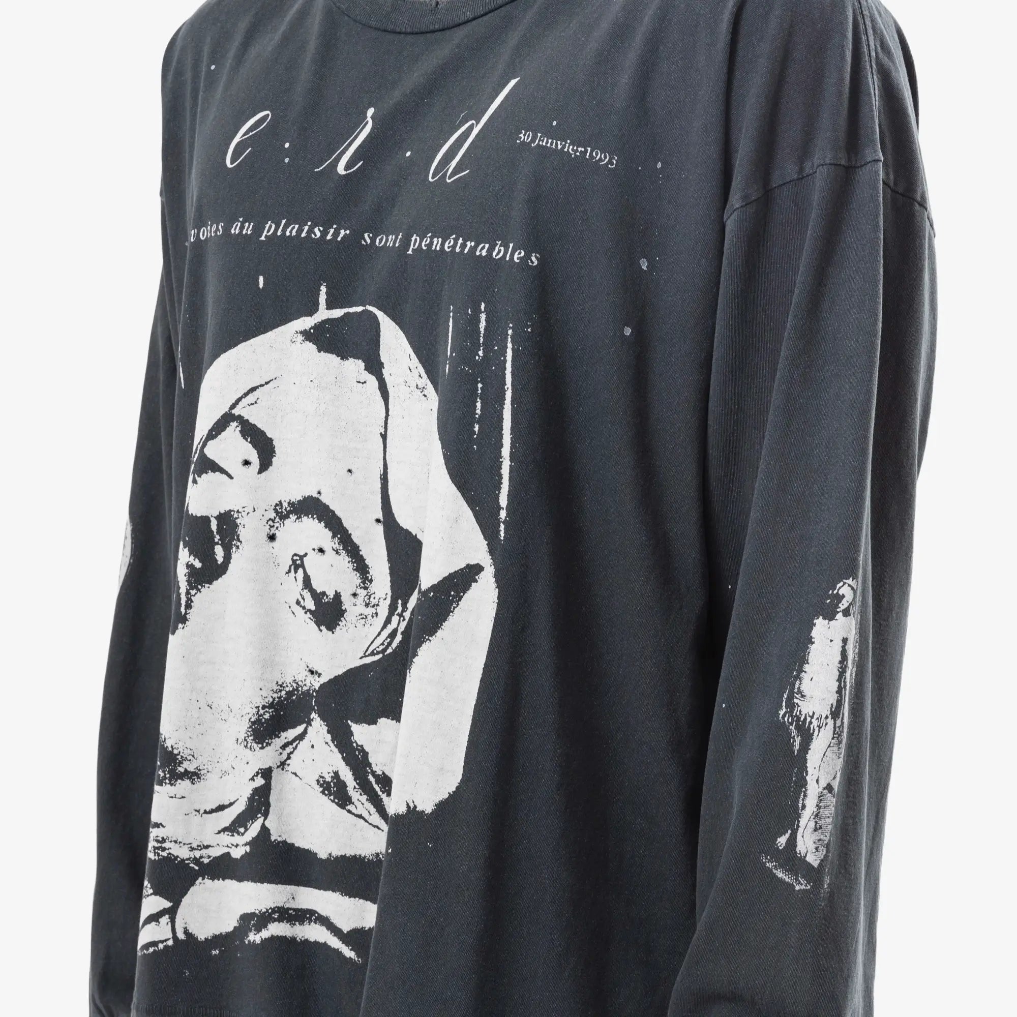 Enfants Riches Deprimes The Latency LS T-Shirt Antique Black - 5