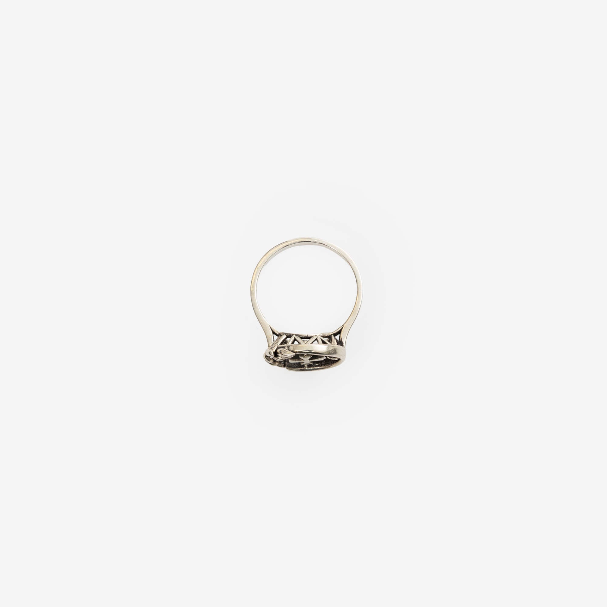 Enfants Riches Deprimes Wreath Cross Ring Silver - 3