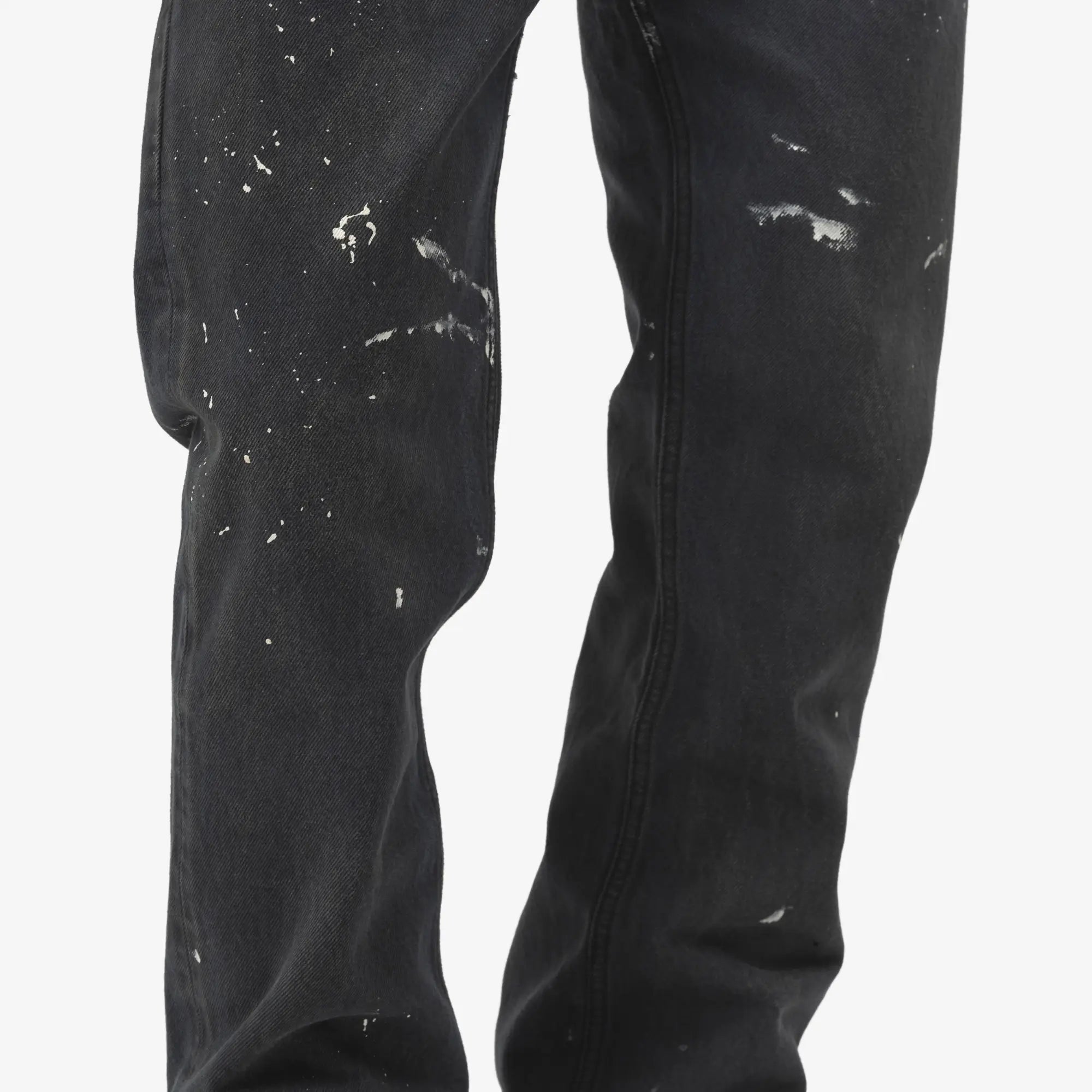 Enfants Riches Deprimes Zurich 64 Flare Jeans Black/Paint - 5