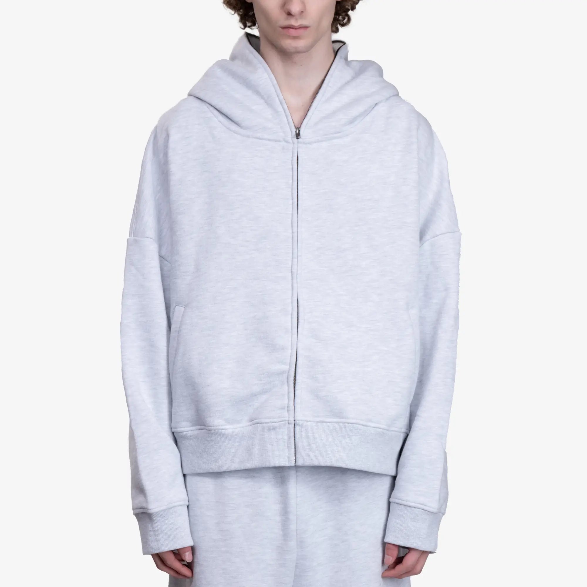 Entire Studios Eternal Zip Hoody Heather Grey - 1