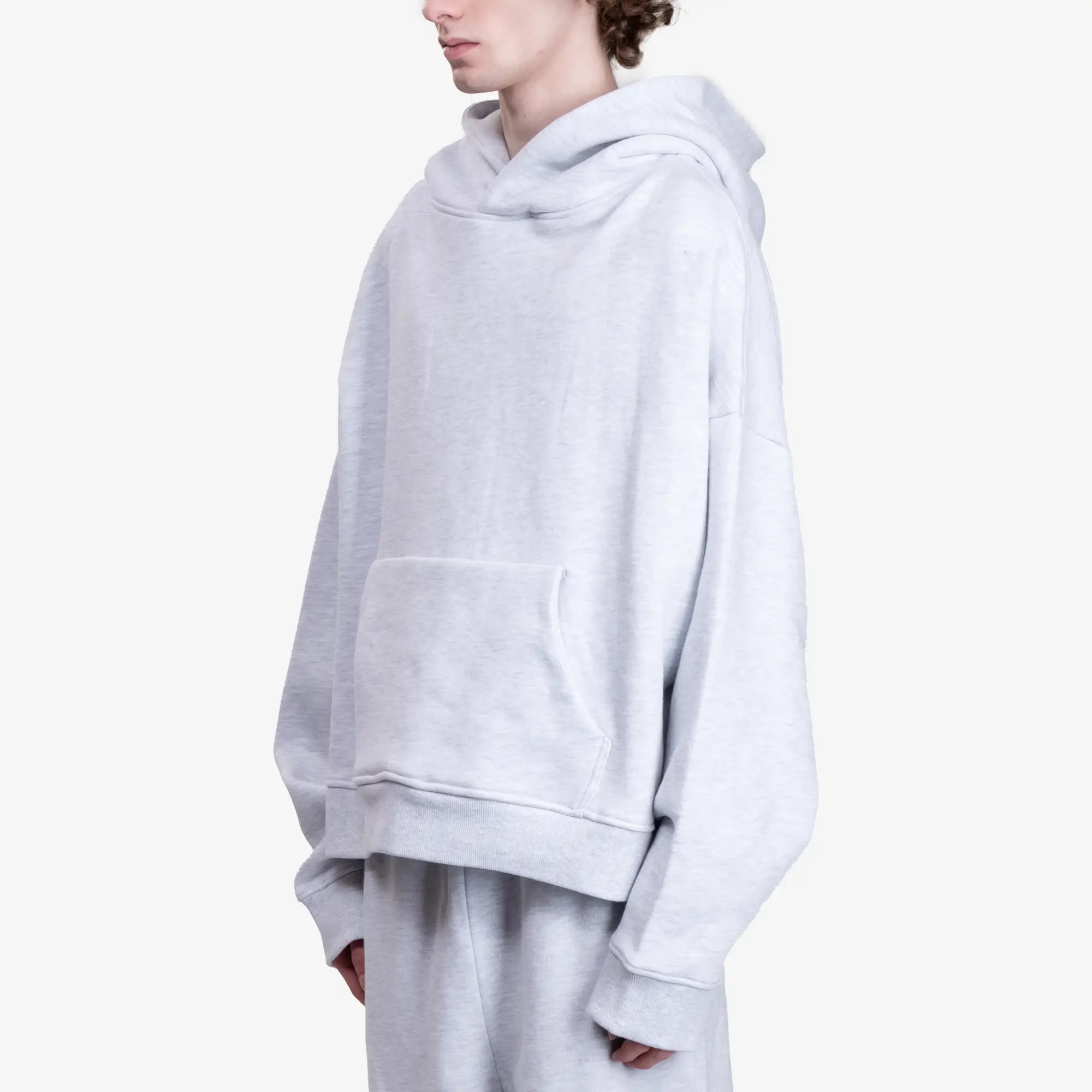 Entire Studios Heavy Hoody Heather Grey - 3