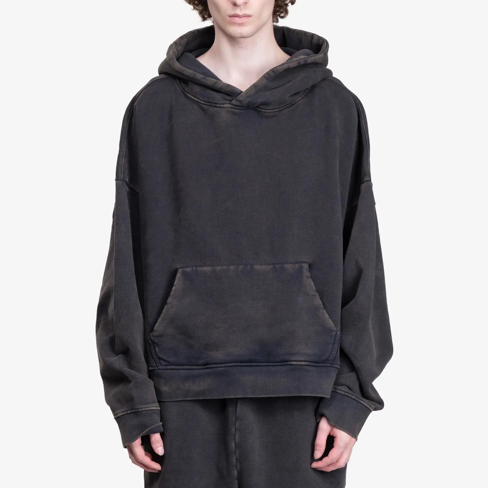 Entire Studios Heavy Hoody Washed Black - 1