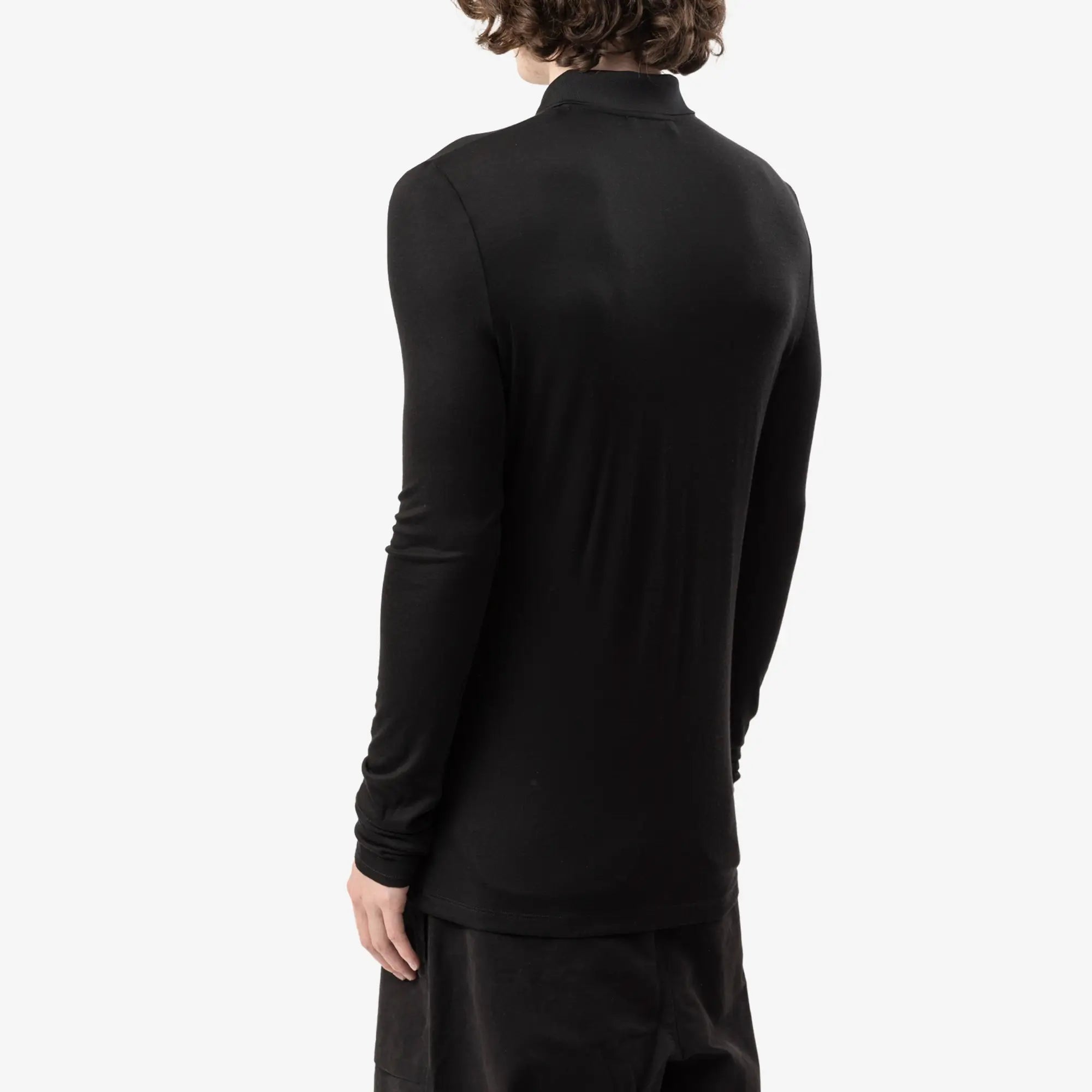Entire Studios Long Sleeve Polo Black - 4