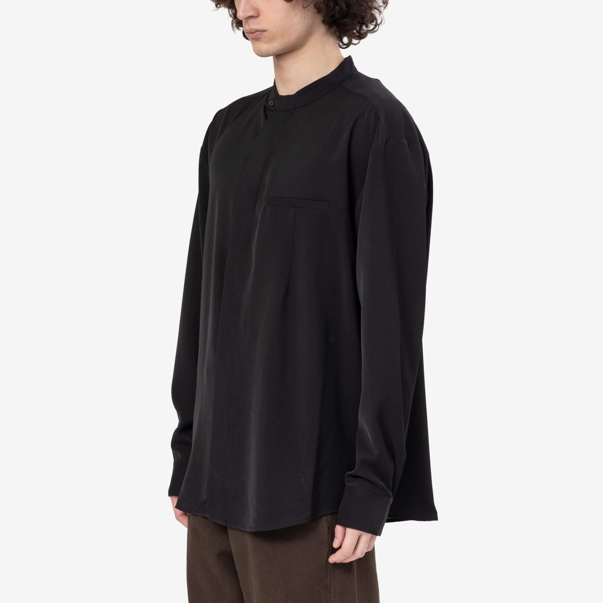 Entire Studios Mao Dart Shirt Black - 3