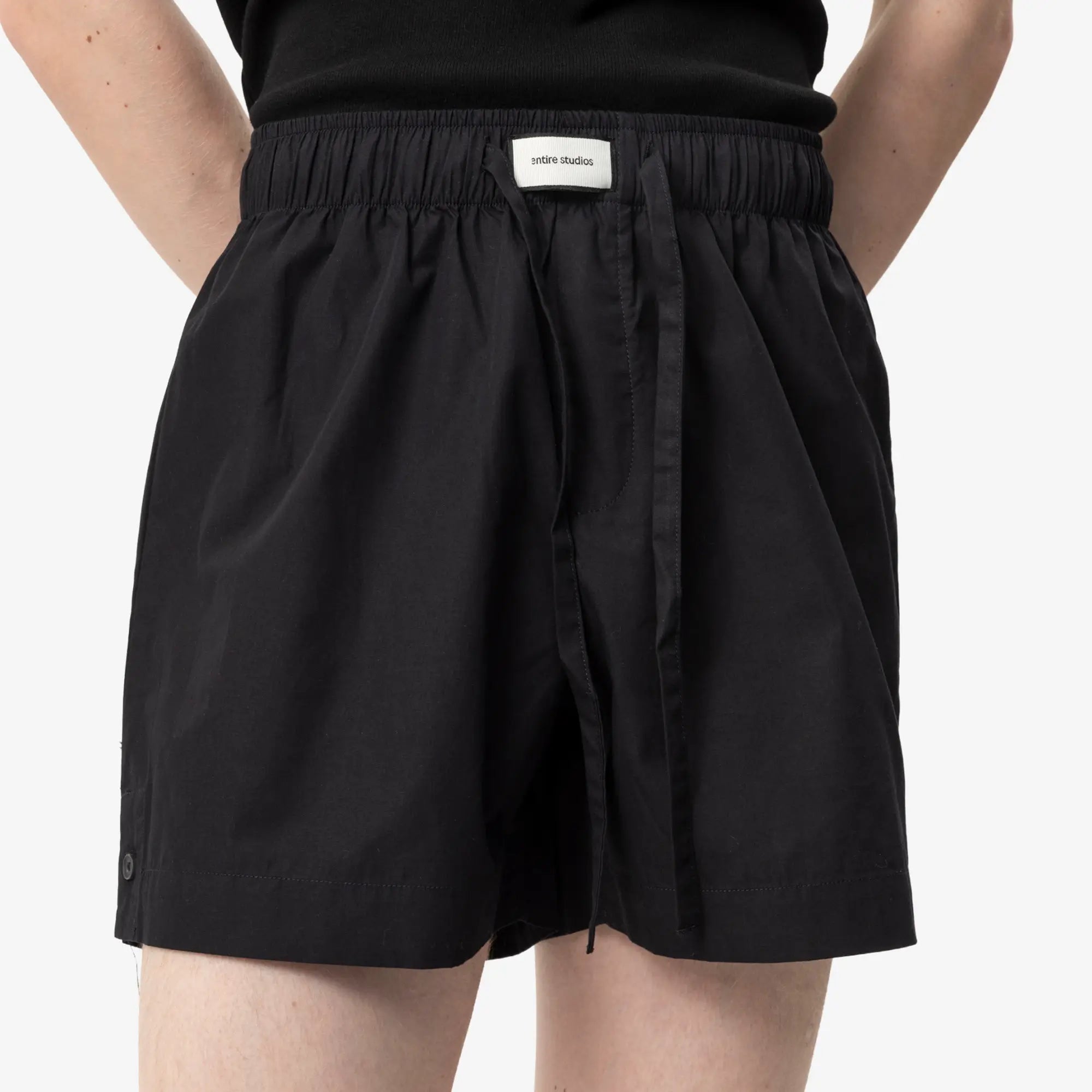 Entire Studios Pajama Shorts Black - 5