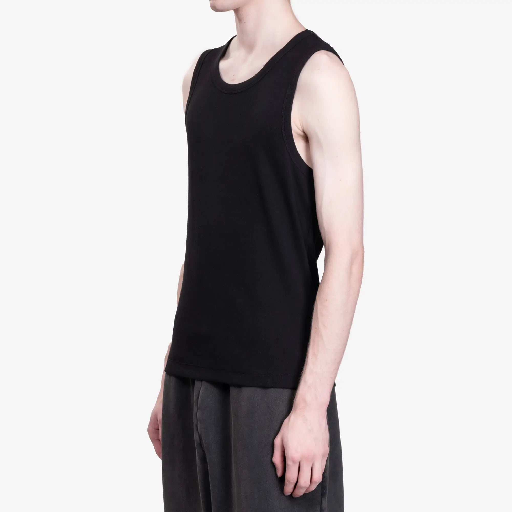 Entire Studios Rib Tank Top Black - 3