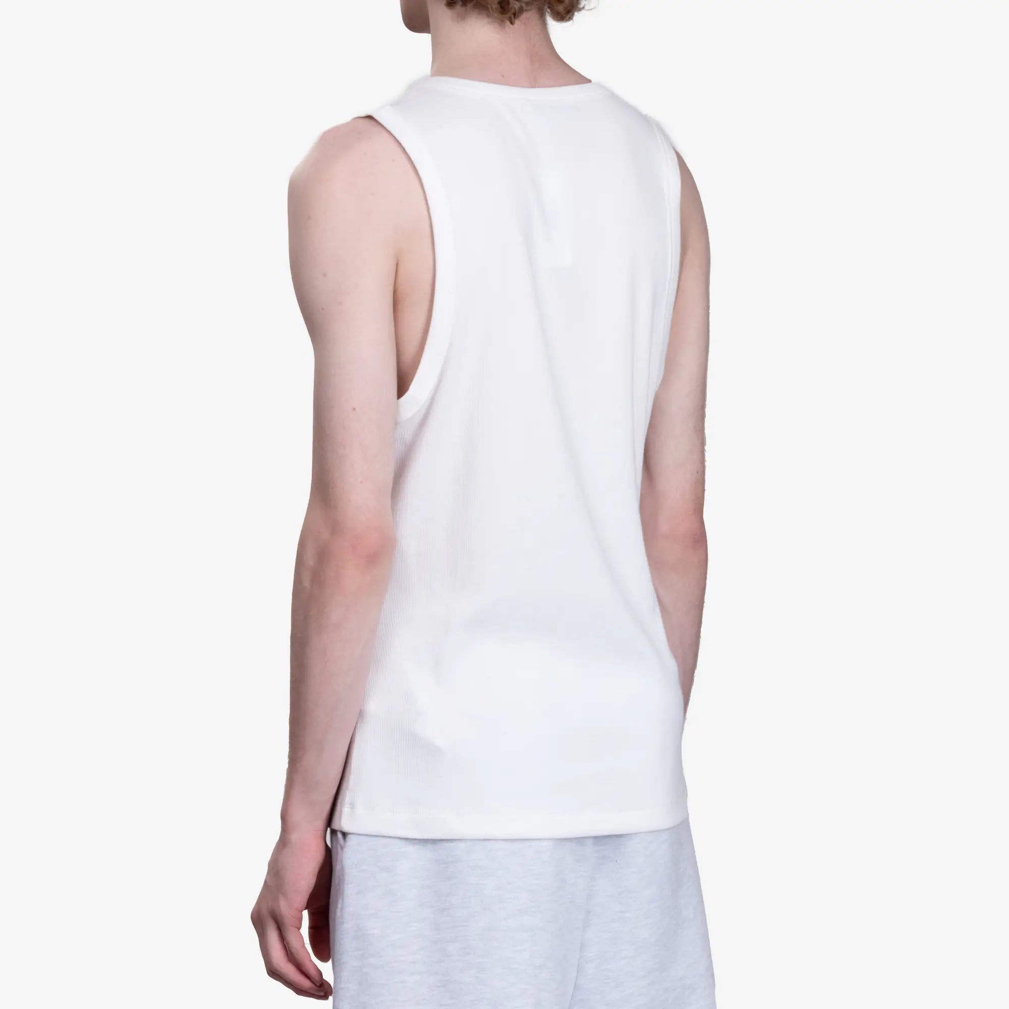 Entire Studios Rib Tank Top White - 4