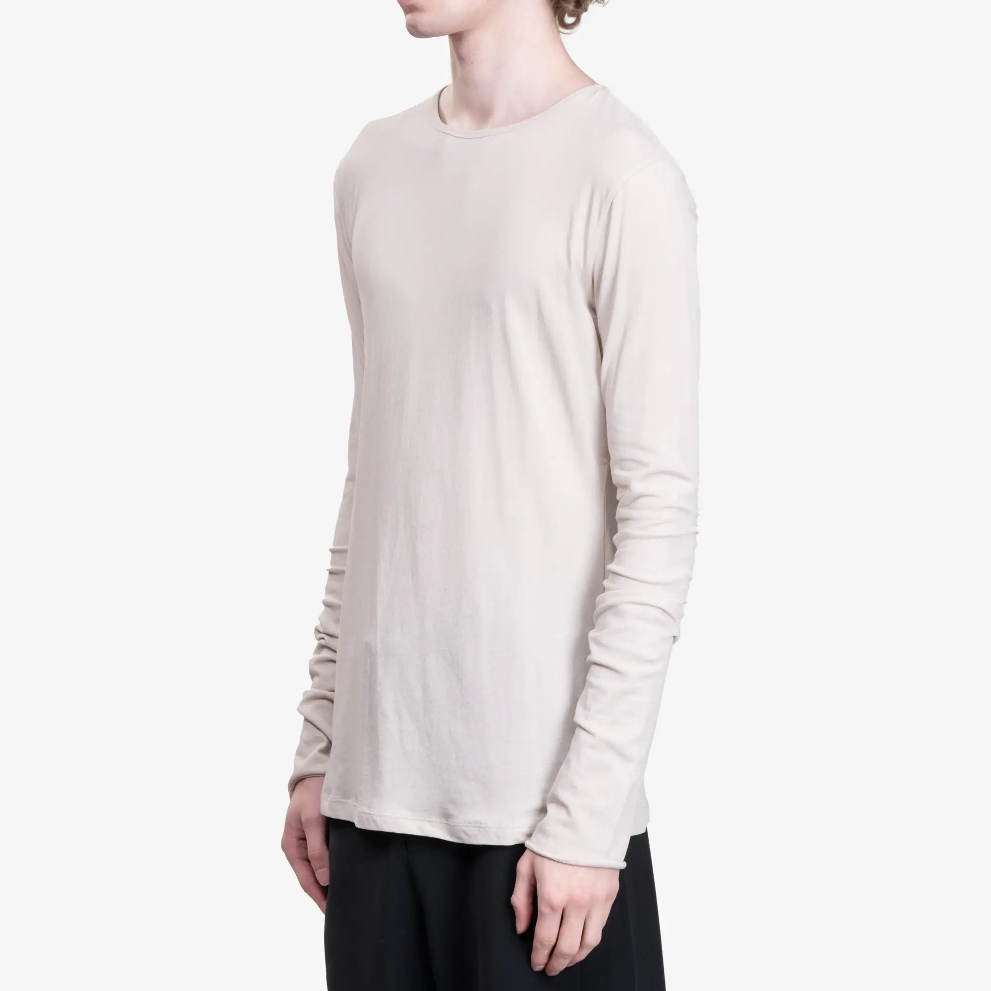 Entire Studios Sheer Long Sleeve Tee Off White - 3