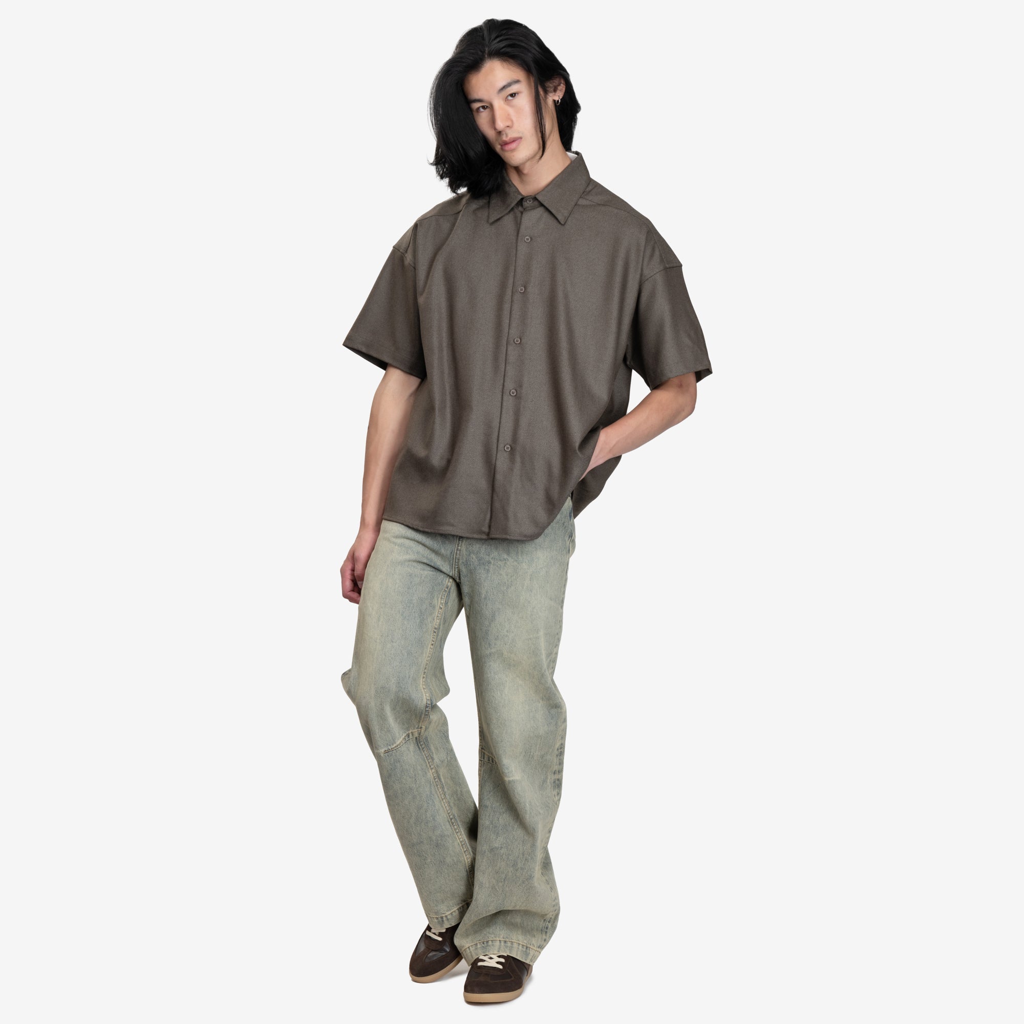 Entire Studios Short Sleeve Shirt Pear - 2