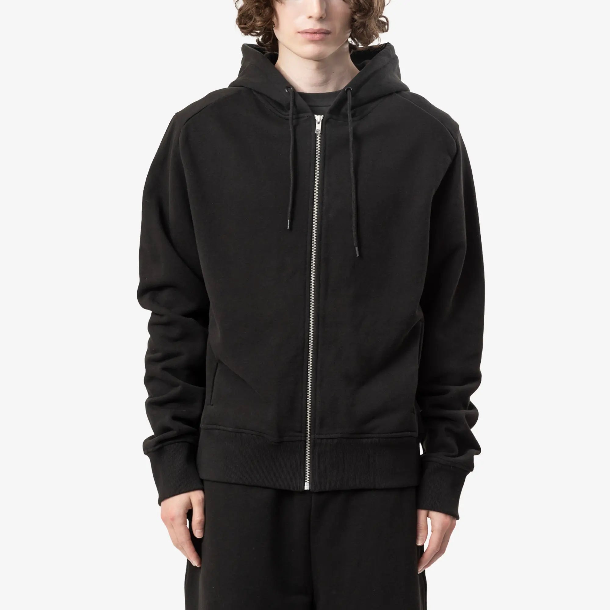 Entire Studios Slim Zip Hoody Black - 1
