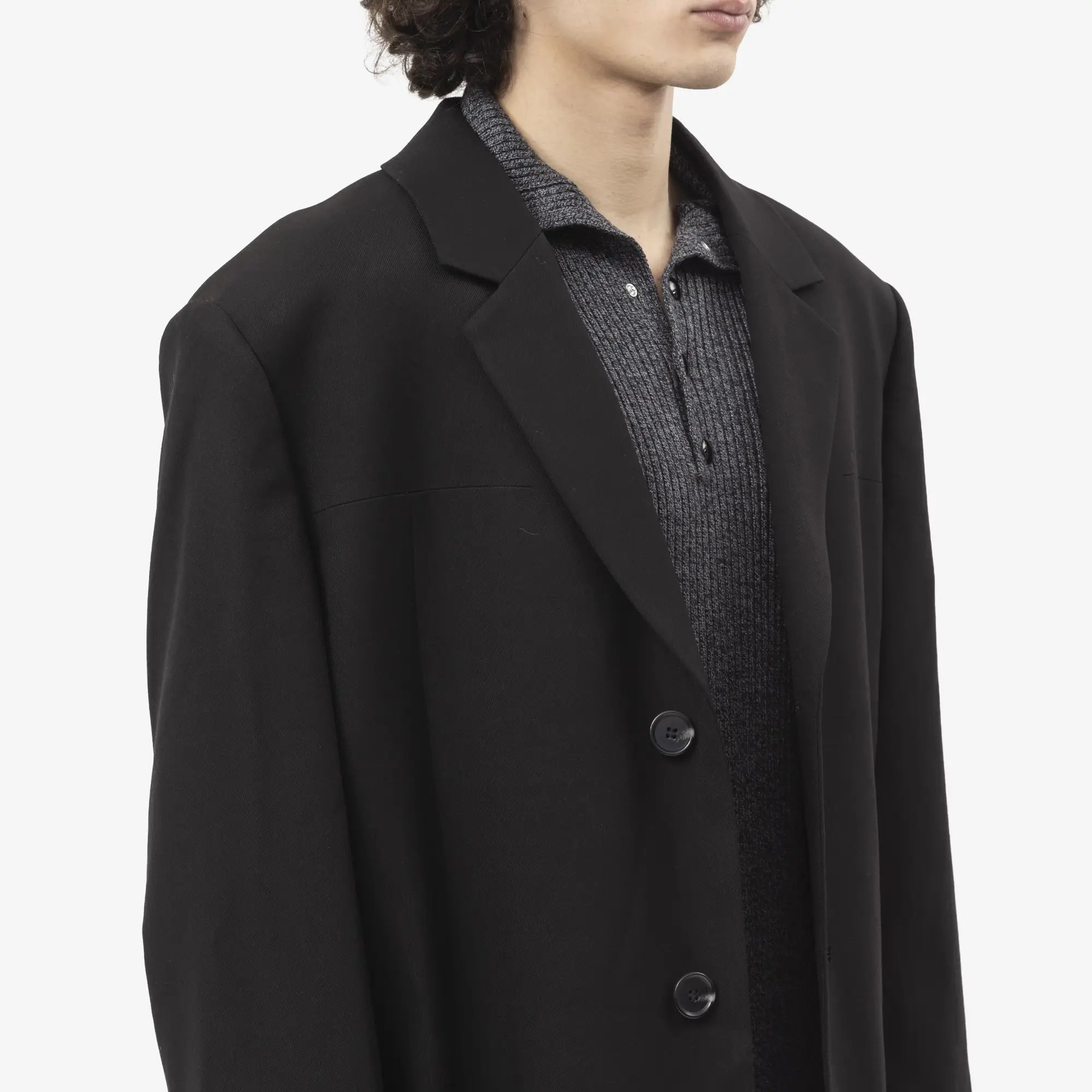 Entire Studios Structured Coat Black - 5