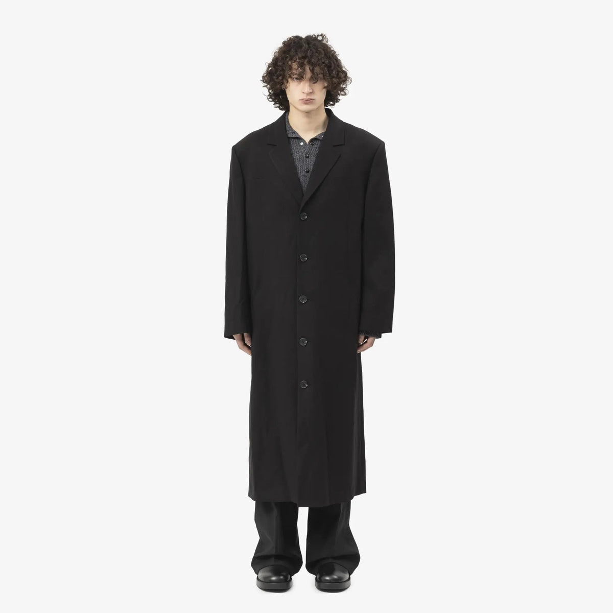 Entire Studios Structured Coat in Black