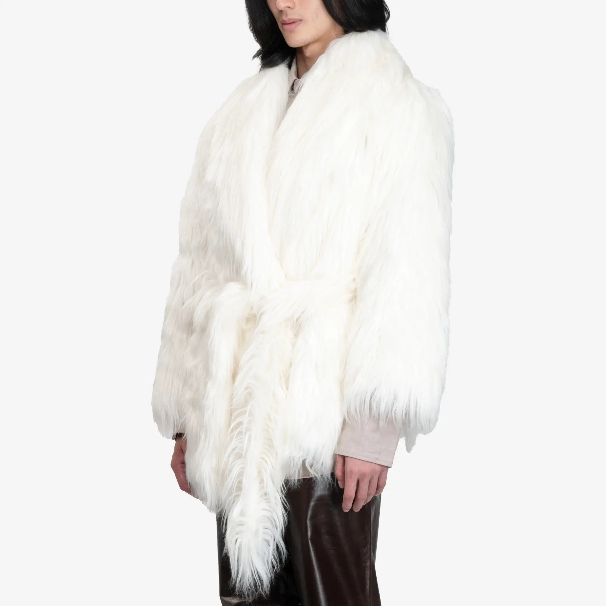 Entire Studios Unisex Juno Coat Cream - 3