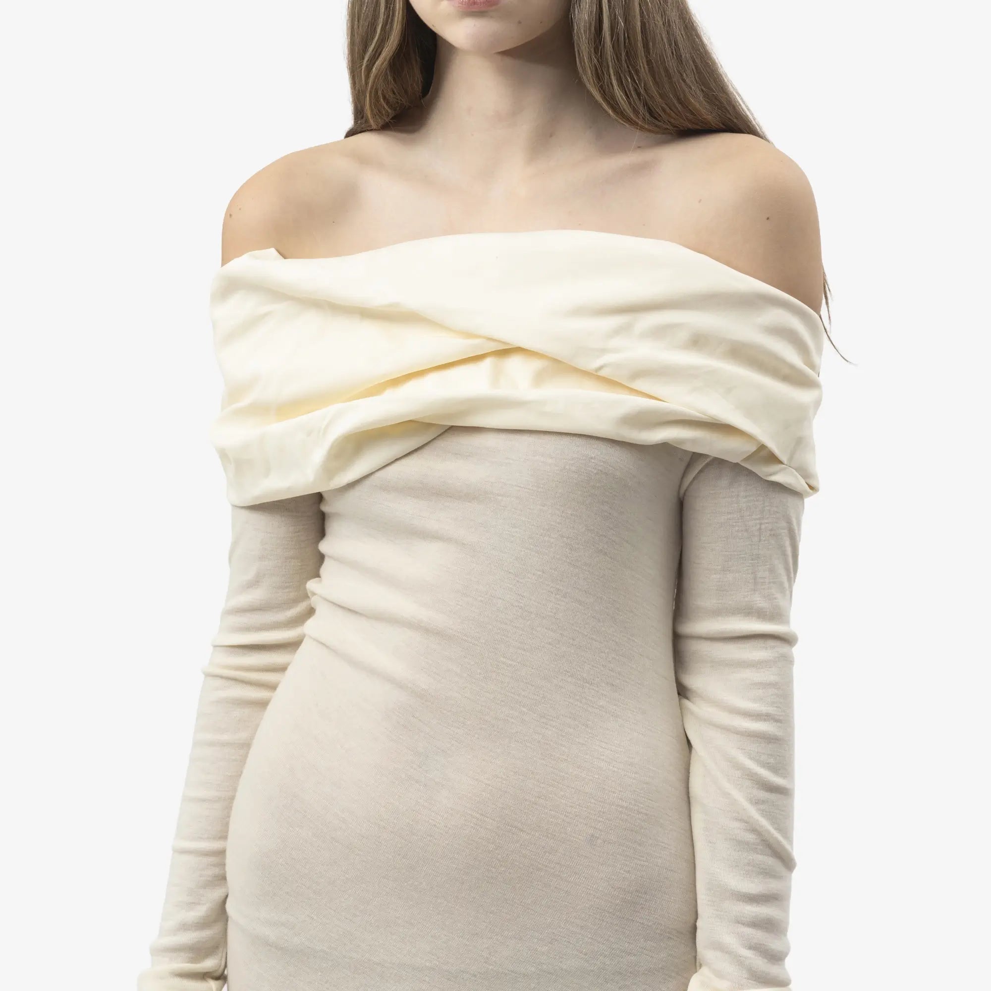 Entire Studios Womens Cavalier Dress Parchment - 5