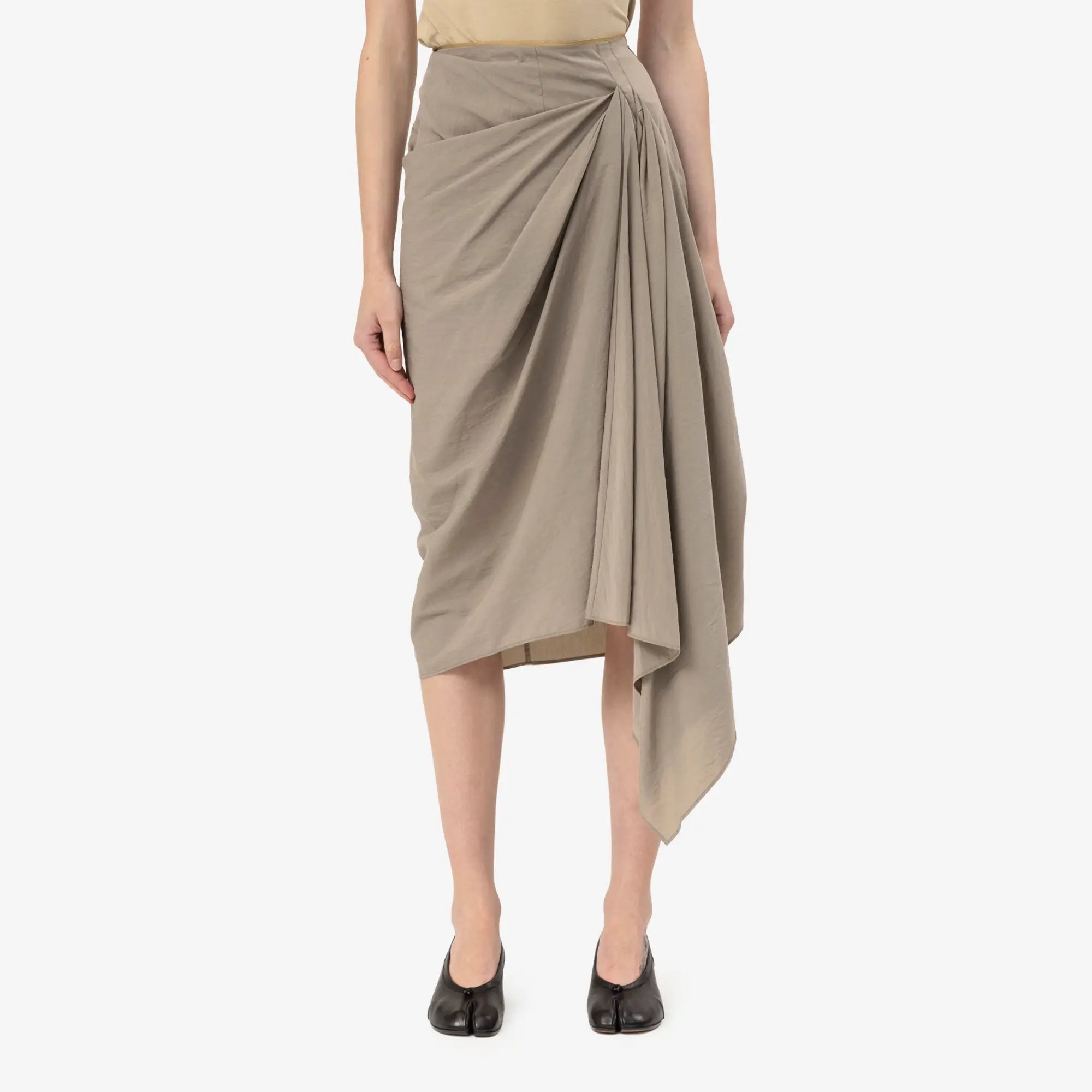 Entire Studios Womens Fleur Skirt 2 Taupe - 1