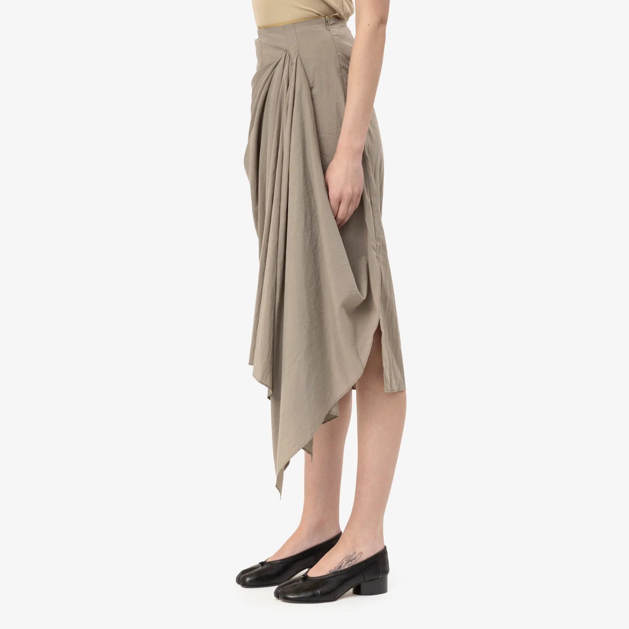 Entire Studios Womens Fleur Skirt 2 Taupe - 3