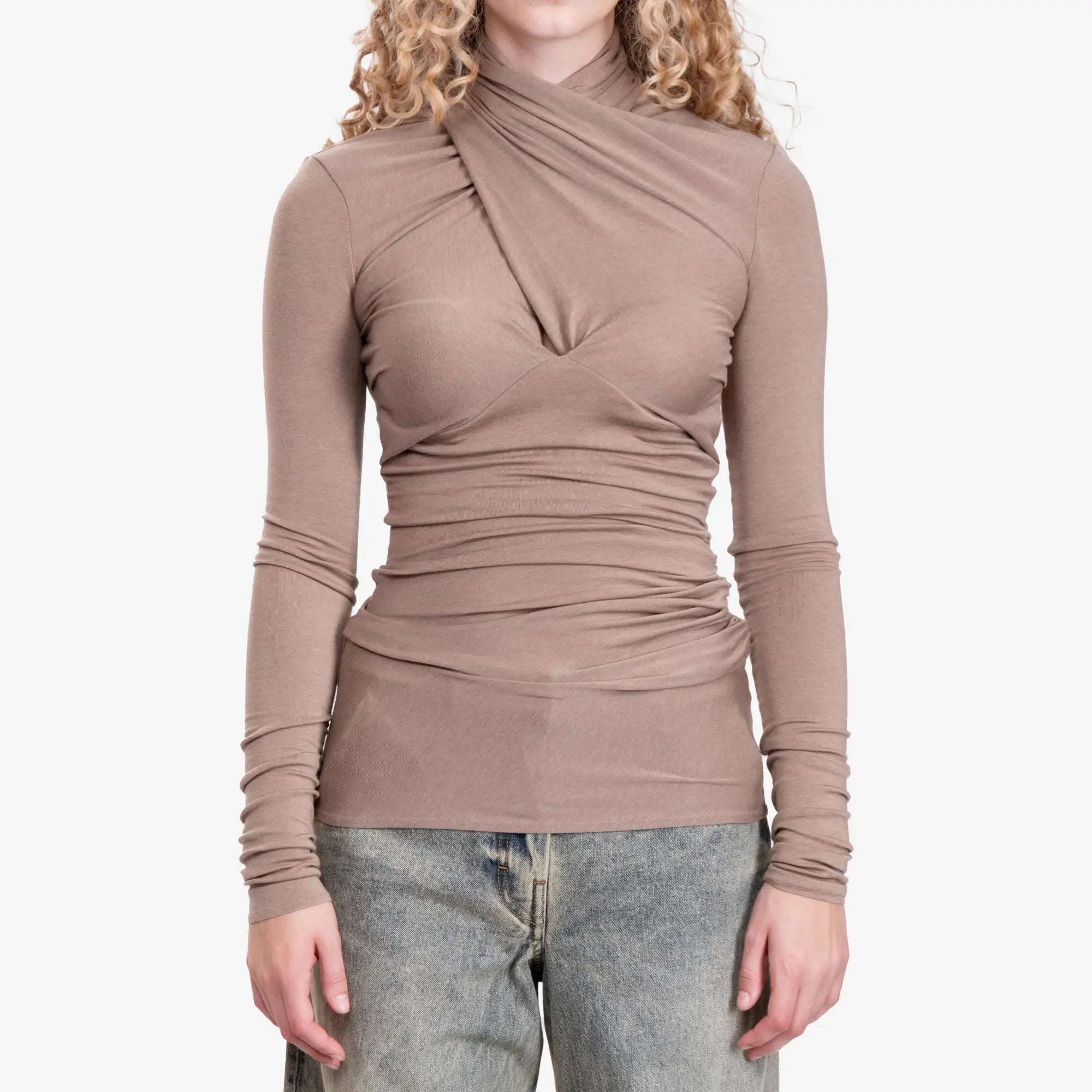 Entire Studios Womens Gres Top Peach Skin - 1