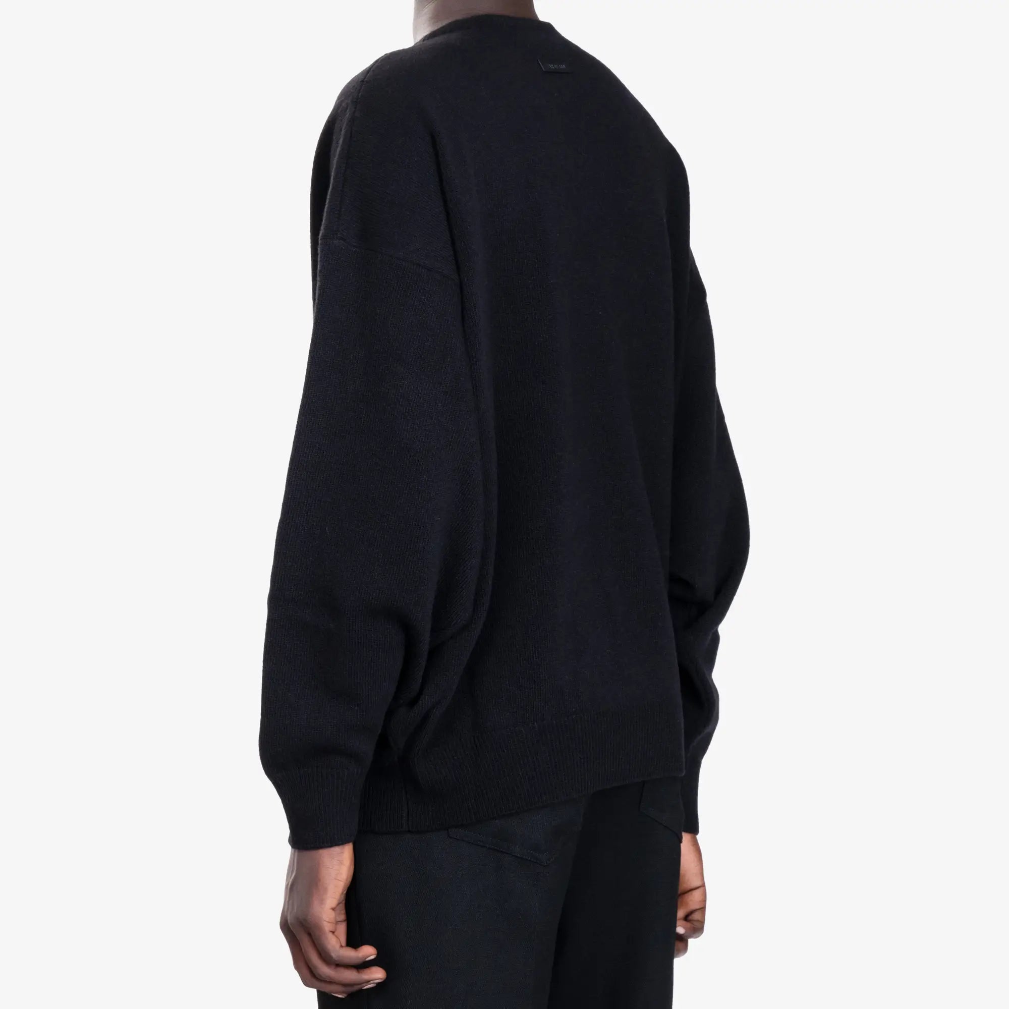 Fear of God Henley Sweater Black - 4