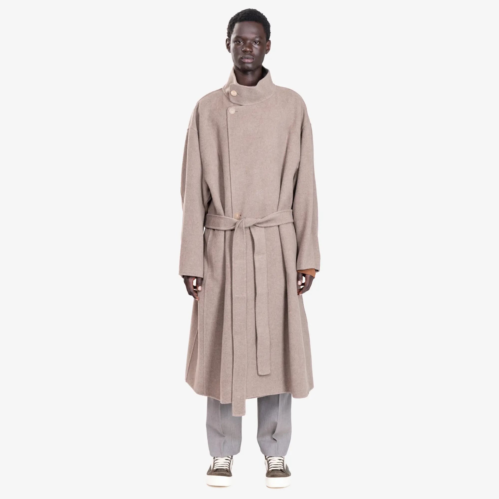 Fear of God High Neck Coat Walnut - 1