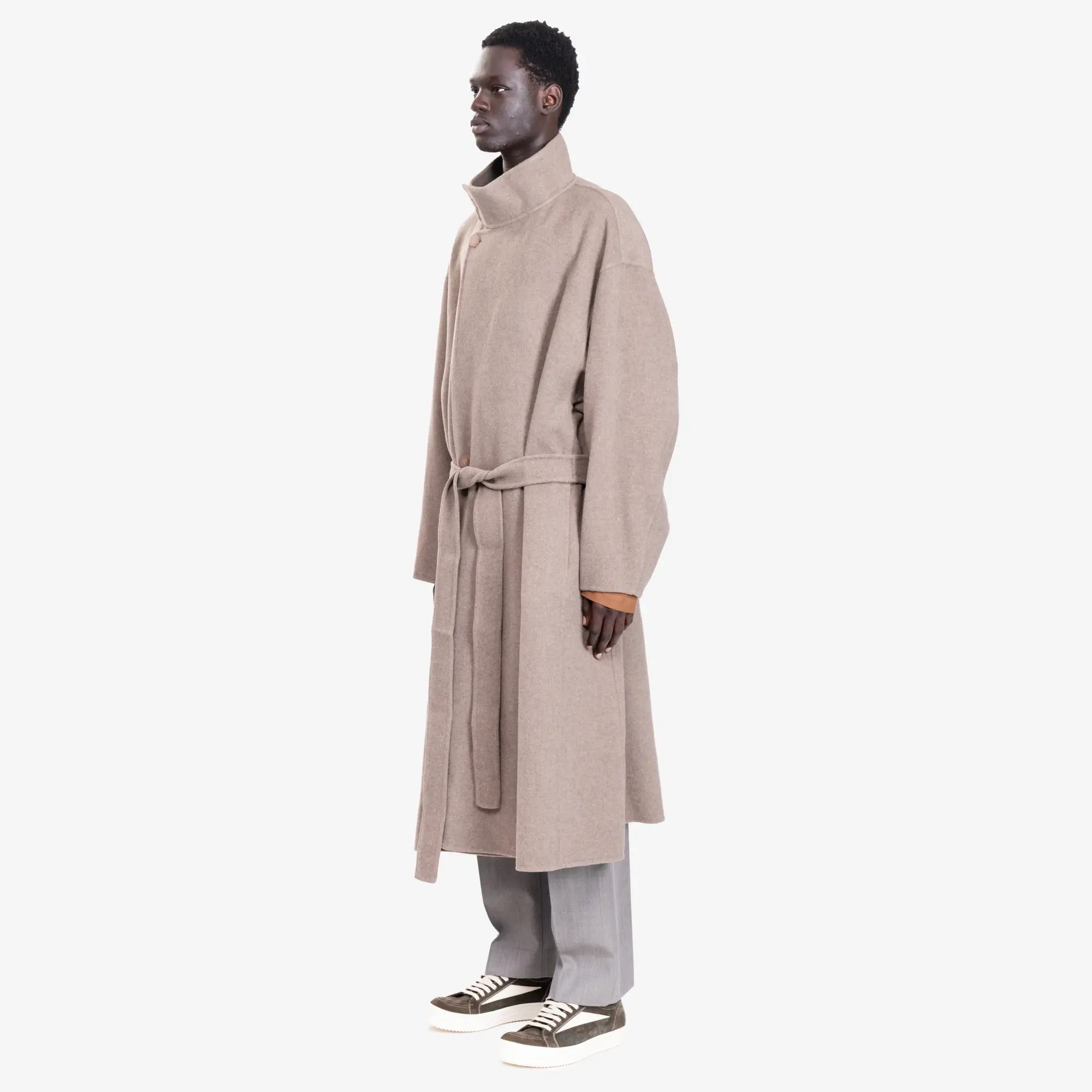 Fear of God High Neck Coat Walnut - 3