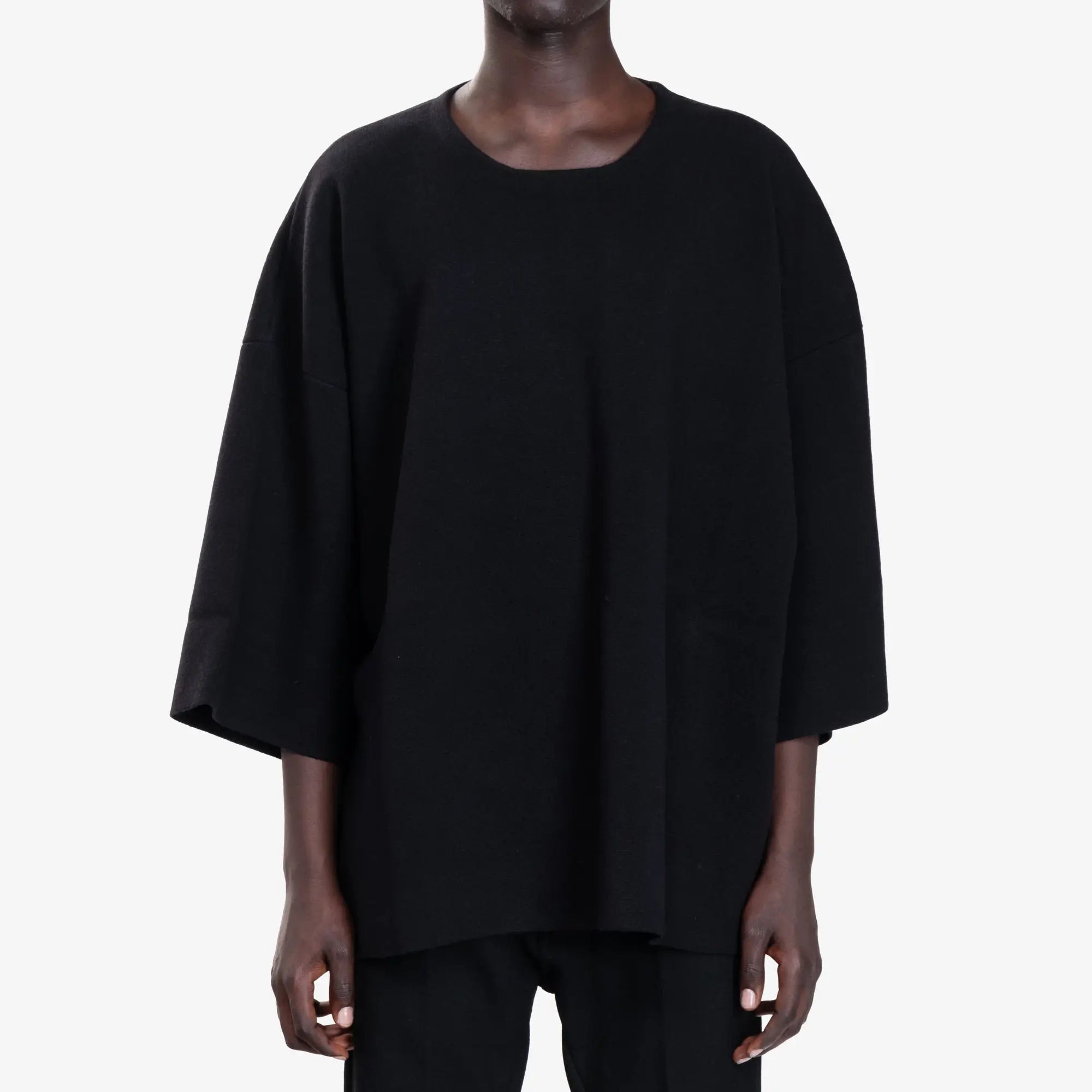 Fear of God Milano Knit T-Shirt Black - 1