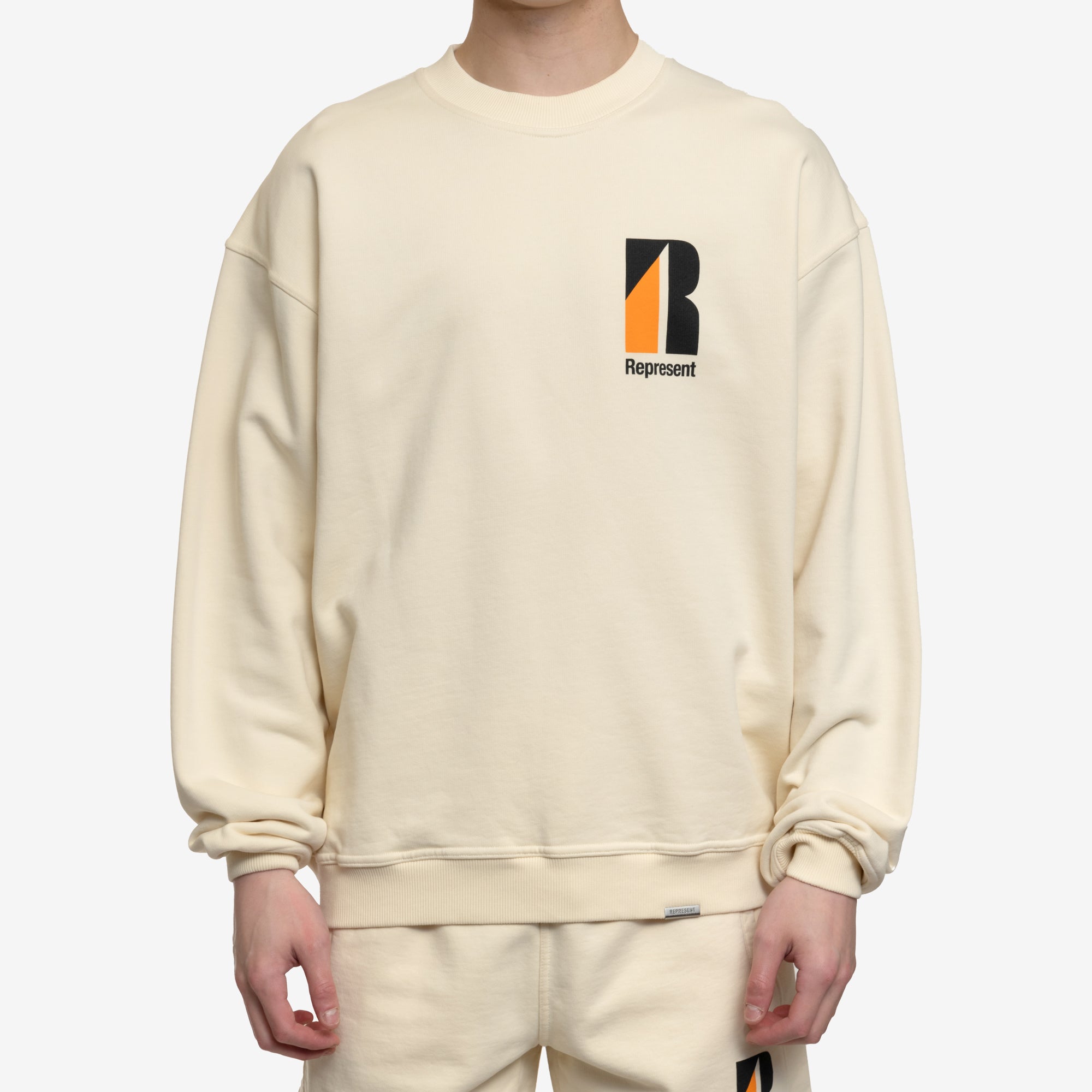 Represent Decade of Speed Sweatshirt Cream - 1