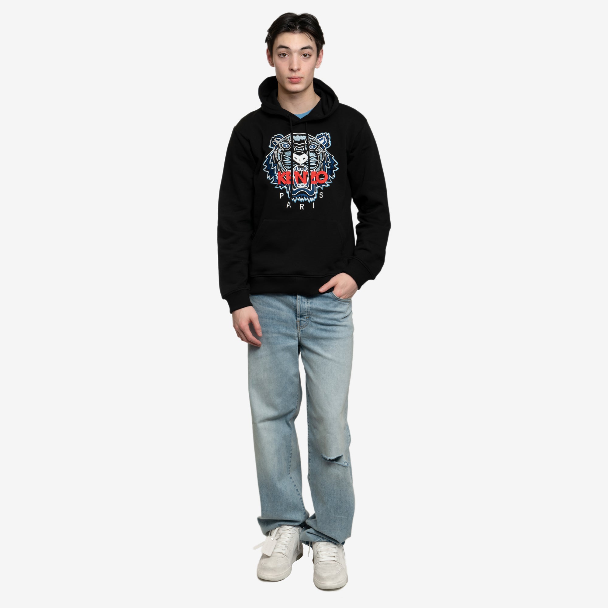 Kenzo Classic Tiger Hoody Black - 2