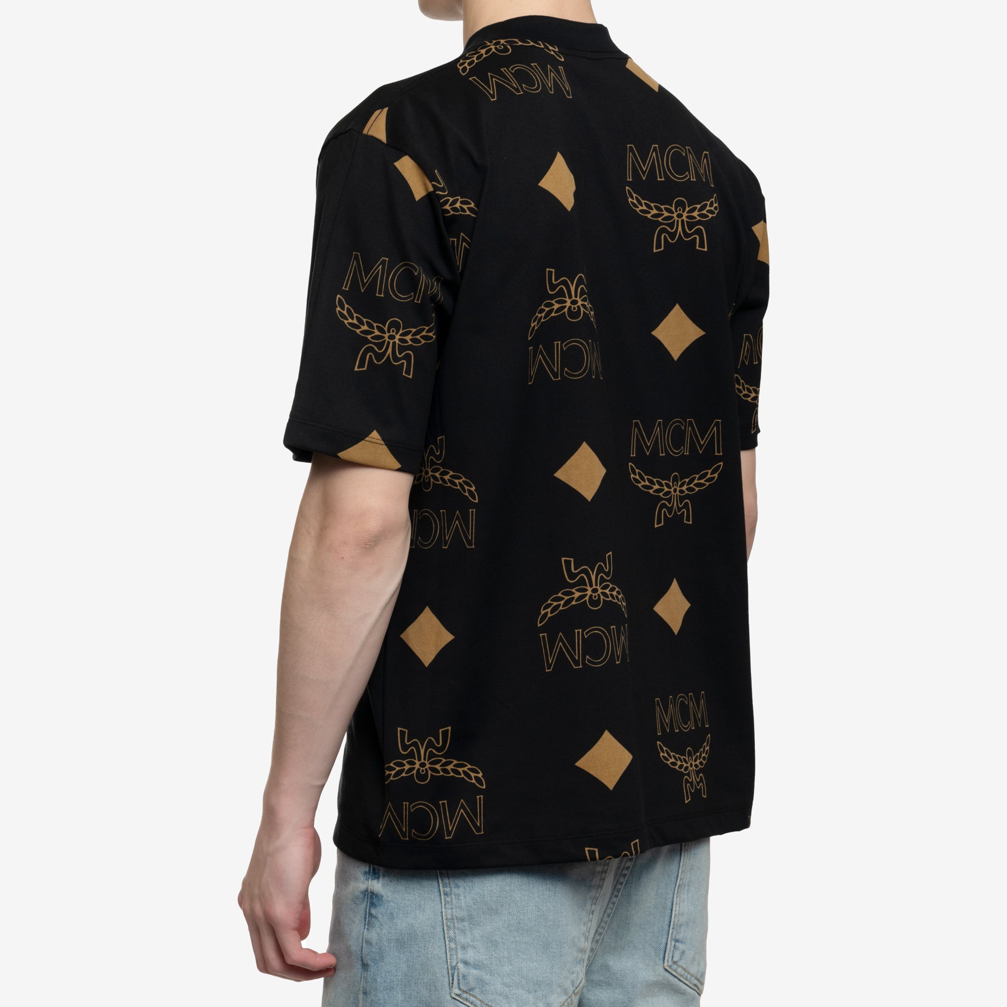 Phenomenon MCM Big Visetos Mock Tee Black - 4