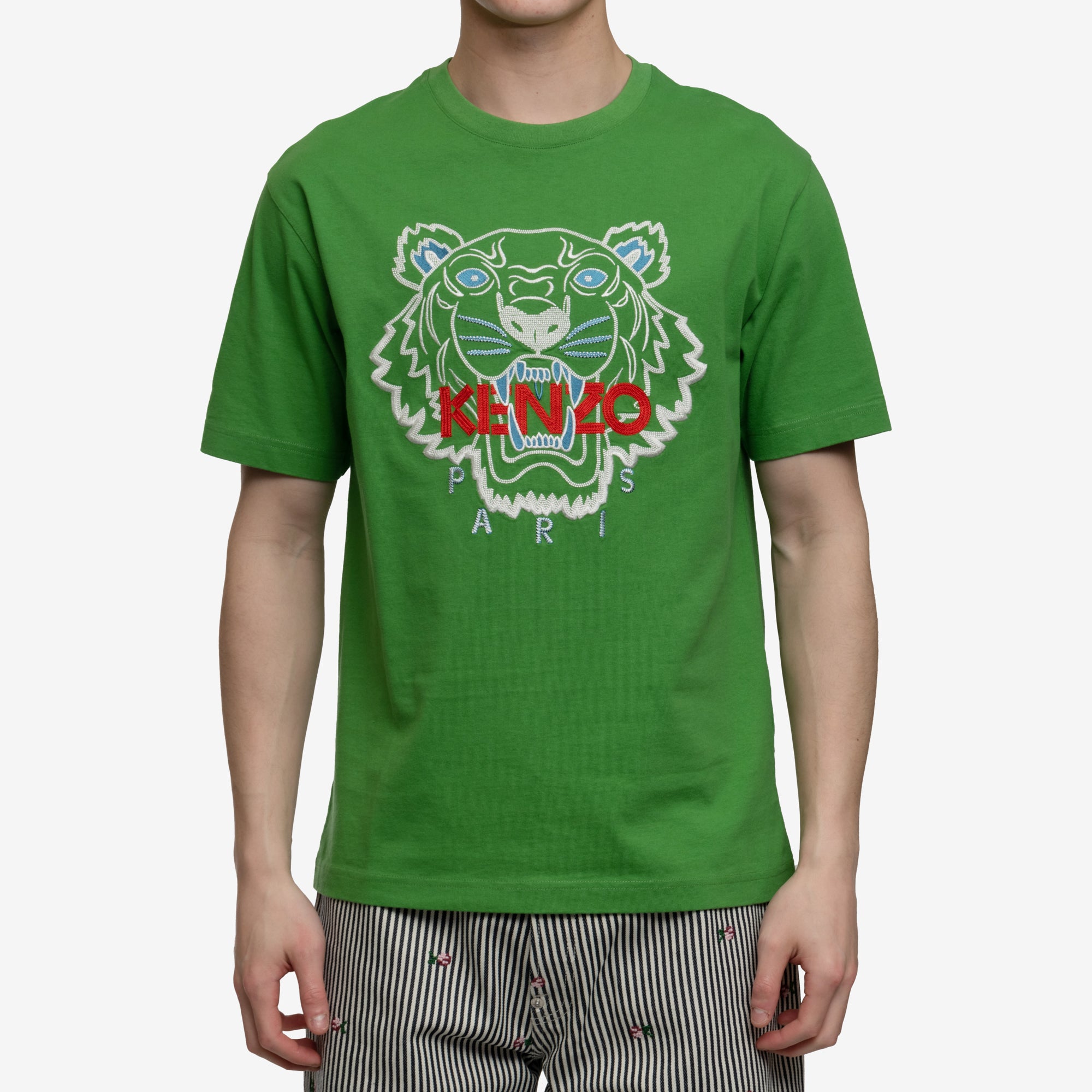 Kenzo Classic Green Tiger T-Shirt Grass Green - 1