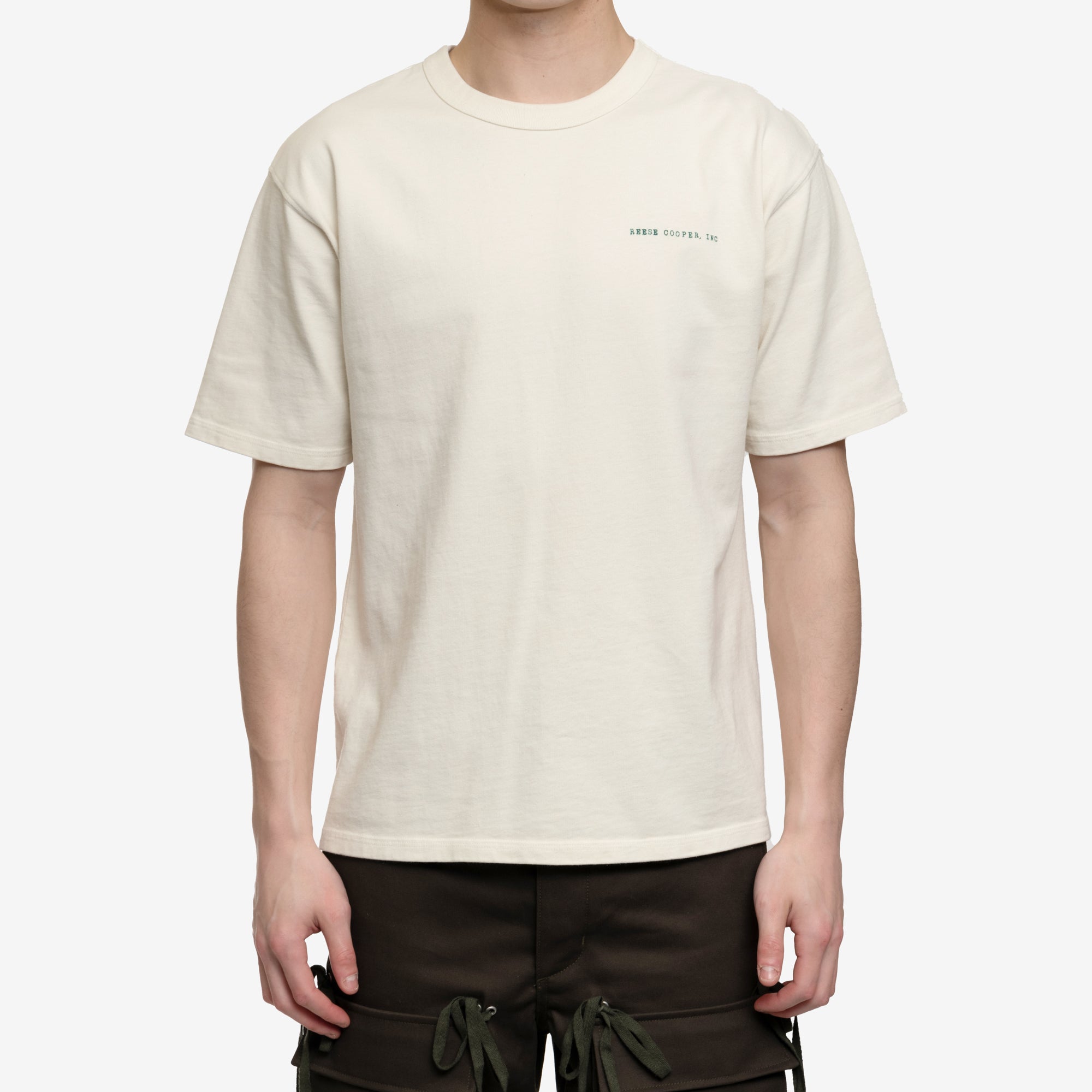 Reese Cooper Deer Diamond T-Shirt Vintage White - 1