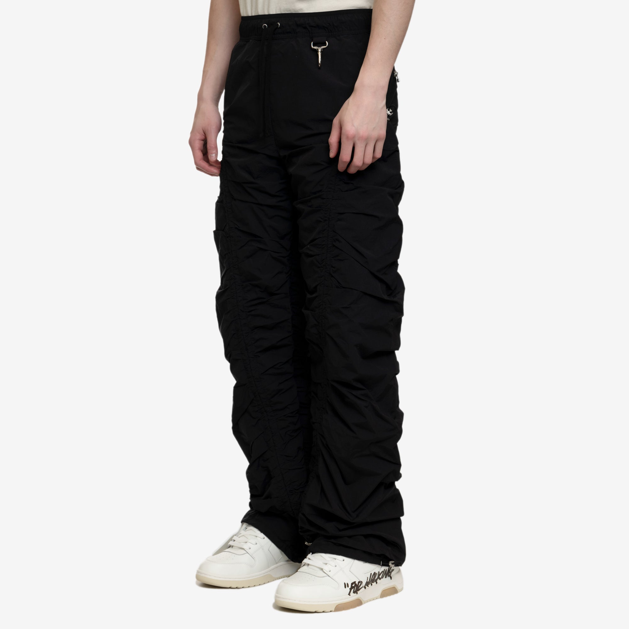Reese Cooper Cinched Nylon Pants Black - 3