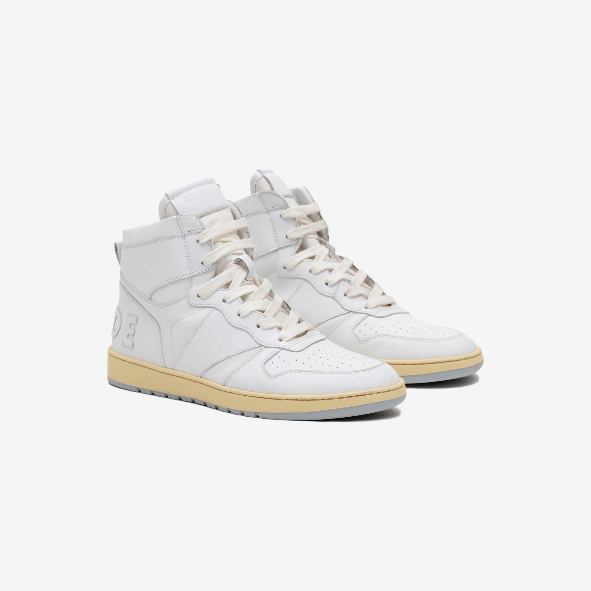 Rhude Rhecess Hi Sneakers White - 1