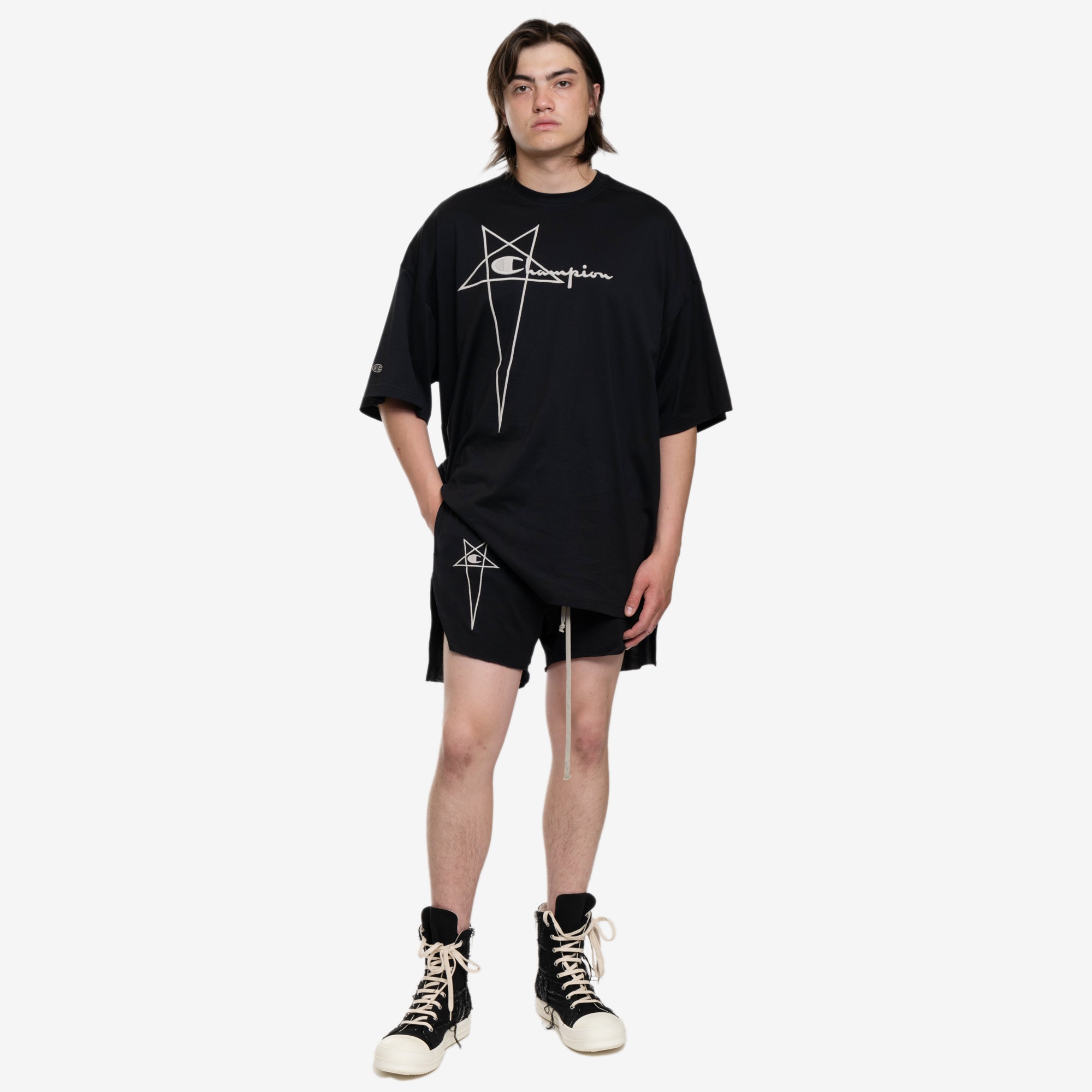 Rick Owens Champion Dolphin Boxers Black - 2